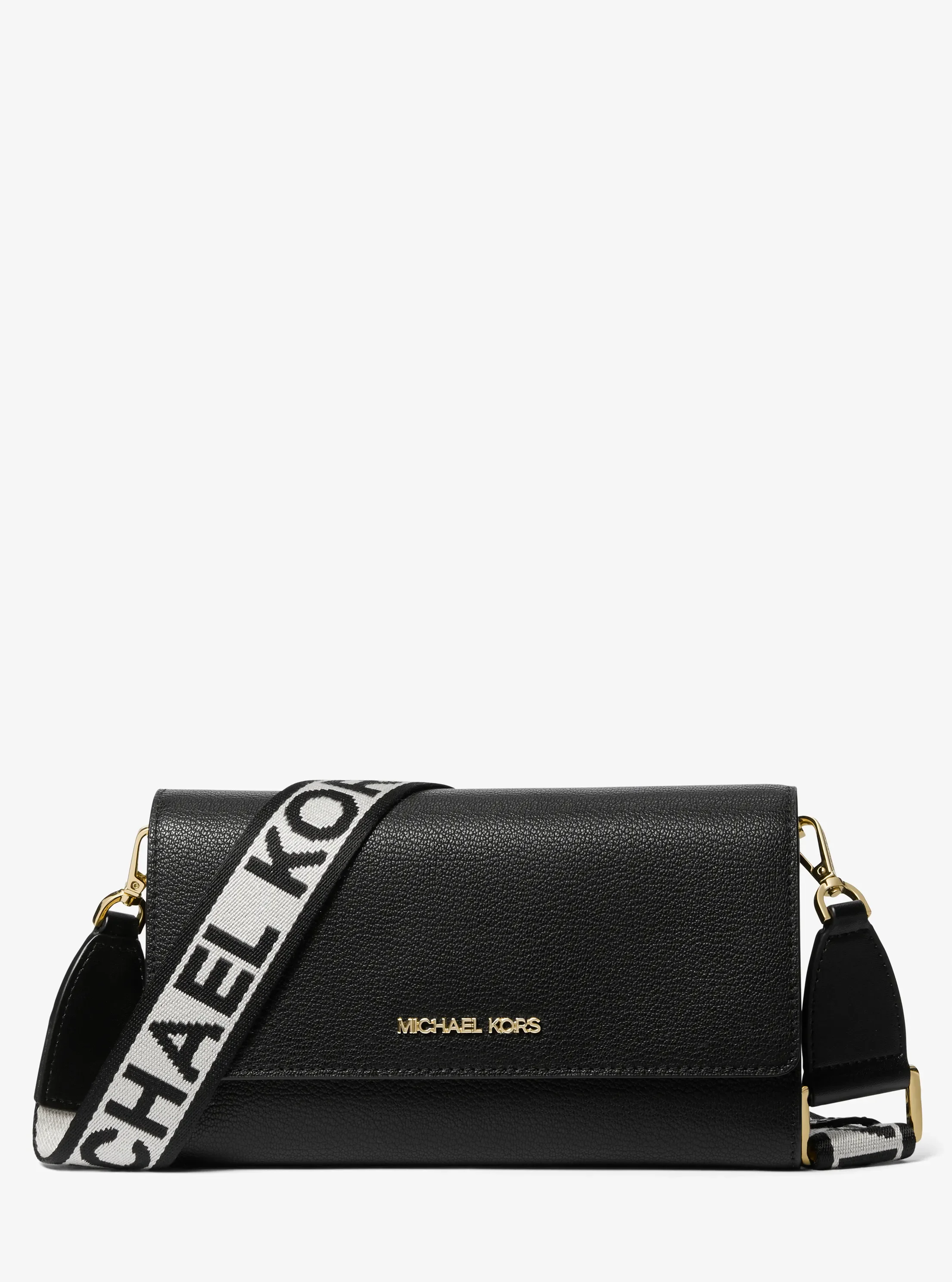 Michael Kors Jet Set Large Leather Crossbody Bag