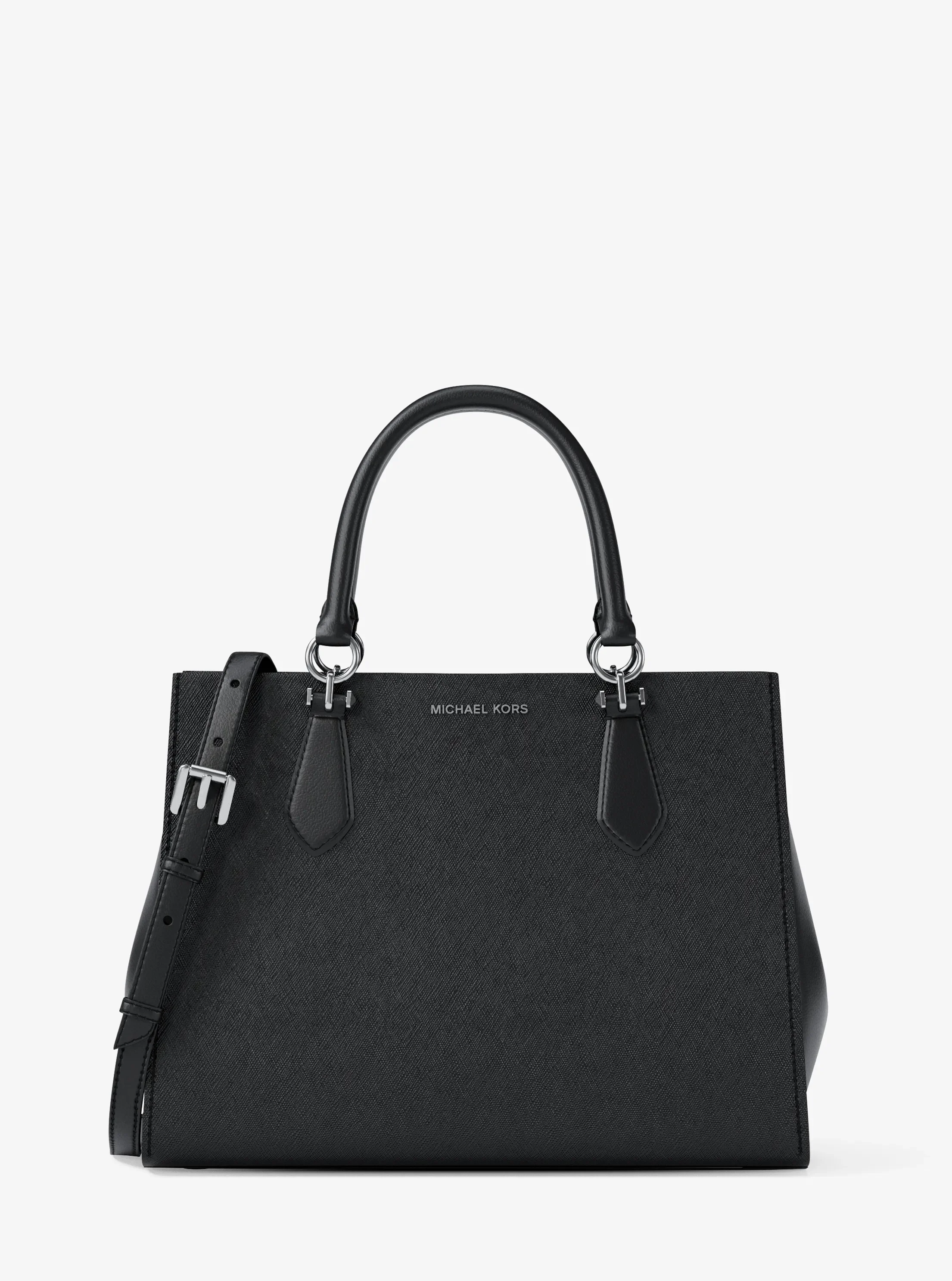 Michael Kors Marilyn Medium Saffiano Leather Satchel