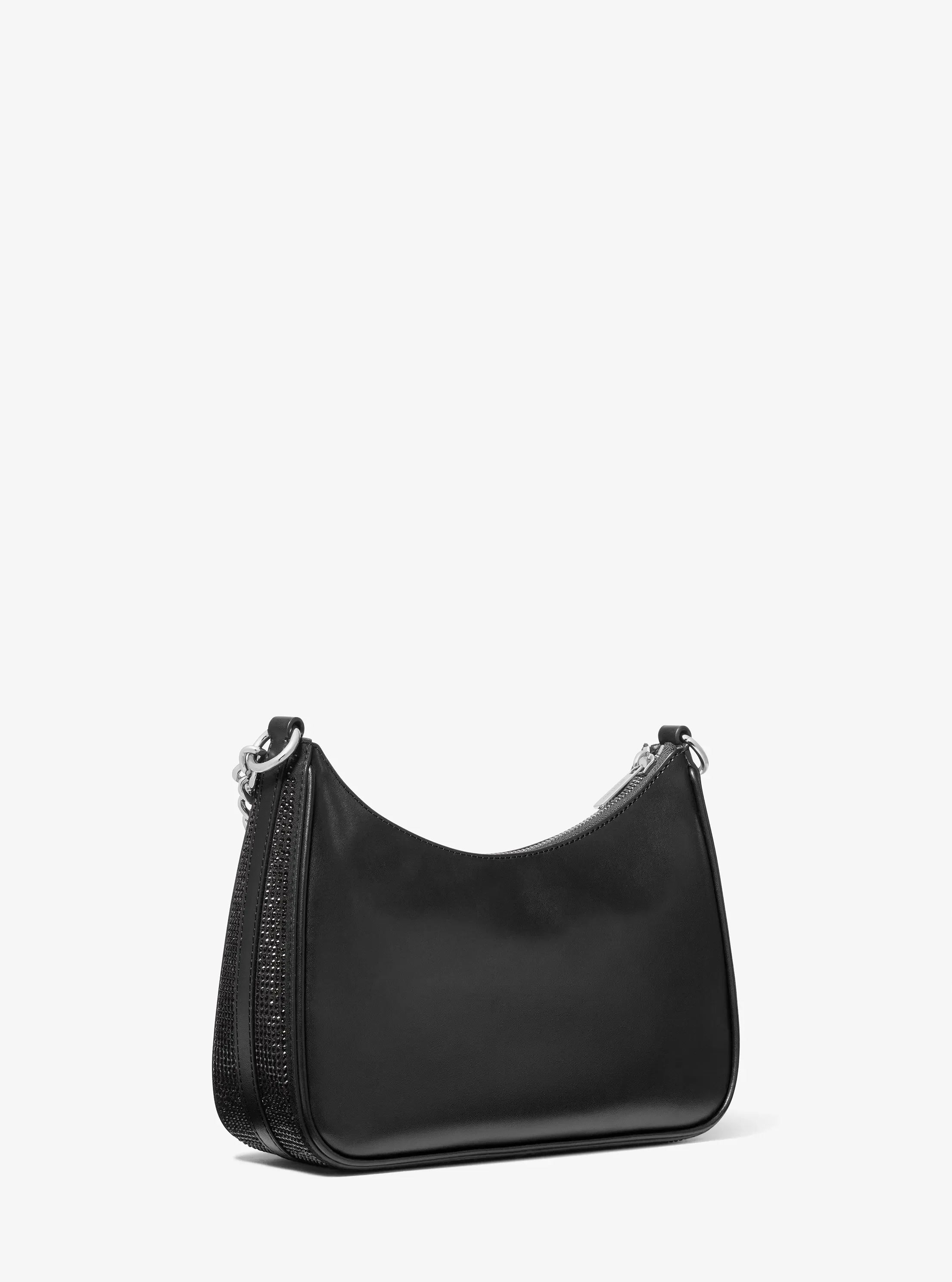 Сумка Michael Kors Jet Set Travel Large Embellished Convertible Pochette, цвет: Чёрный — фото 3
