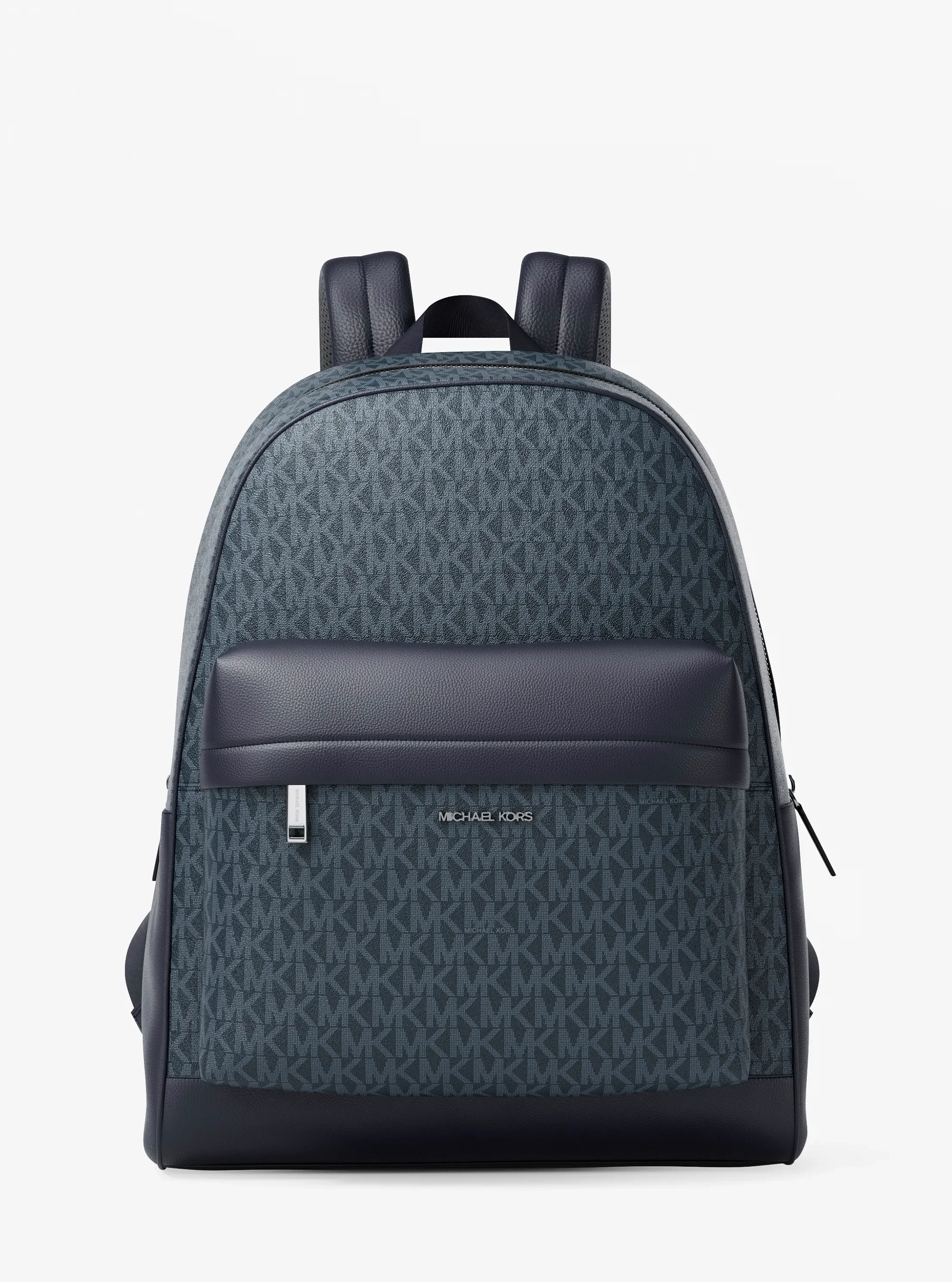 Рюкзак Michael Kors Pacey Medium Signature Logo, цвет: Admrl/Plblue