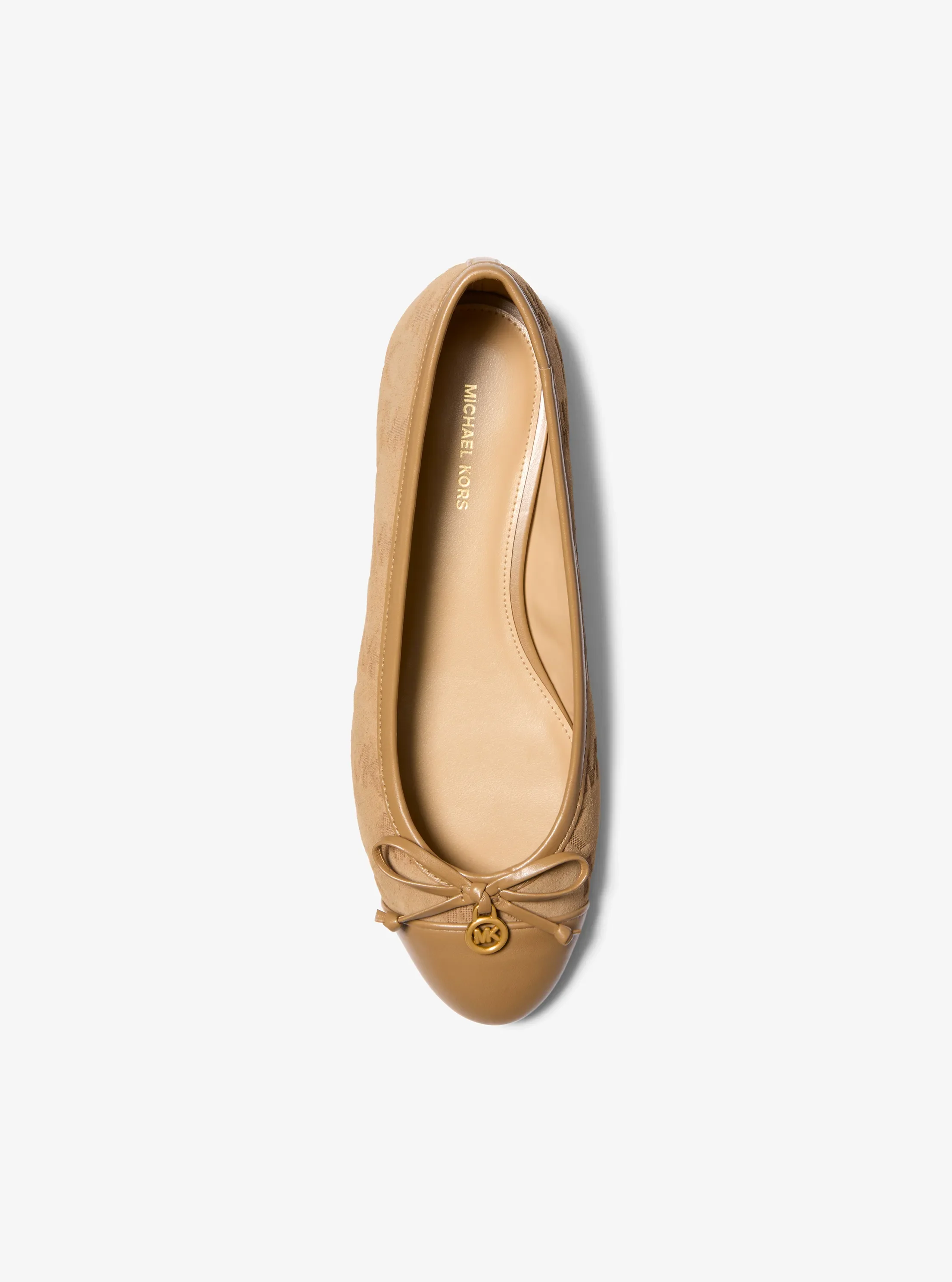 Женская обувь Michael Kors Piper Flex Logo Stitched Suede, цвет: Хаки — фото 3