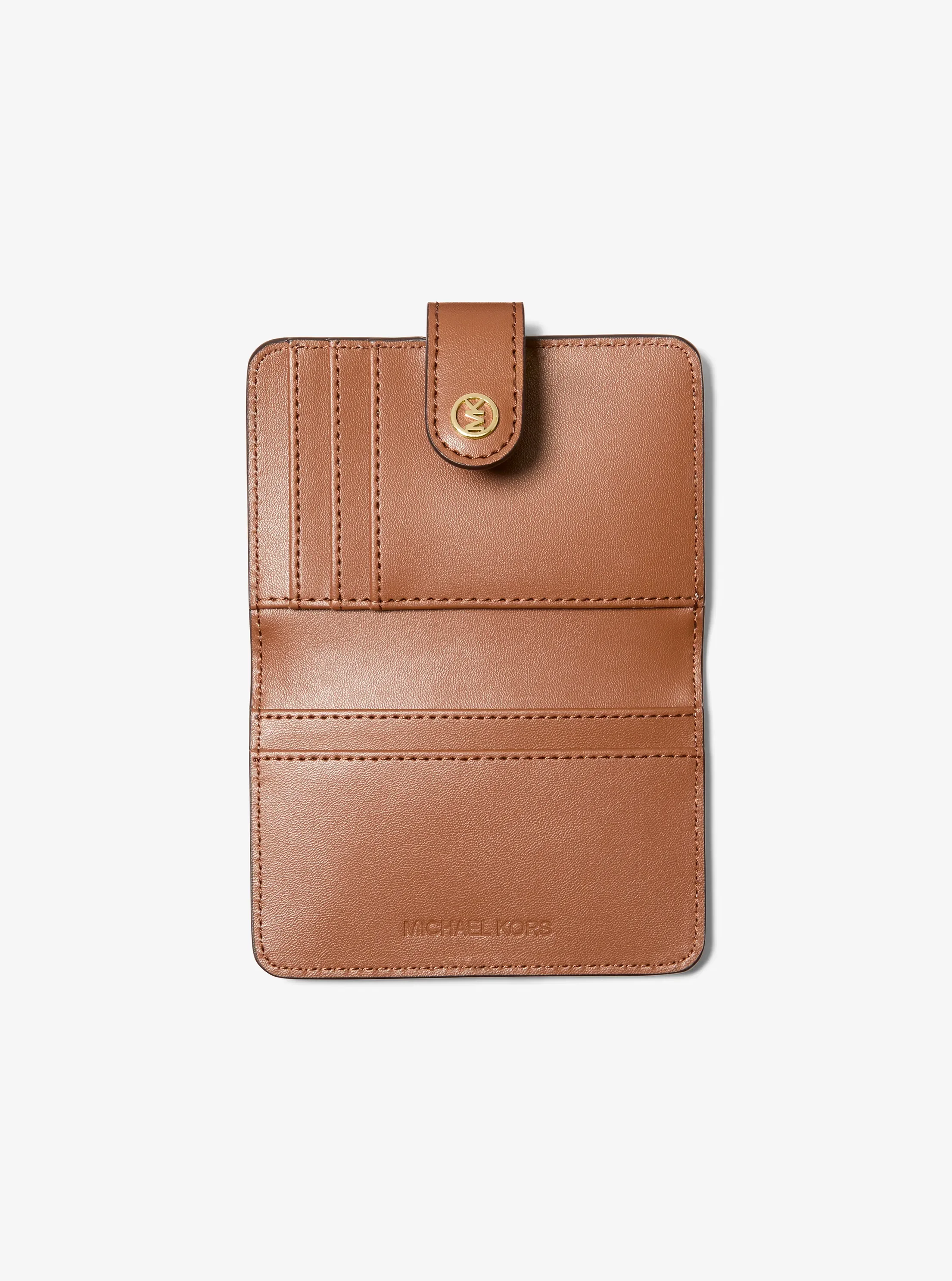 Кошельки Michael Kors Jet Set Travel Small Signature Logo Billfold Wallet — фото 2