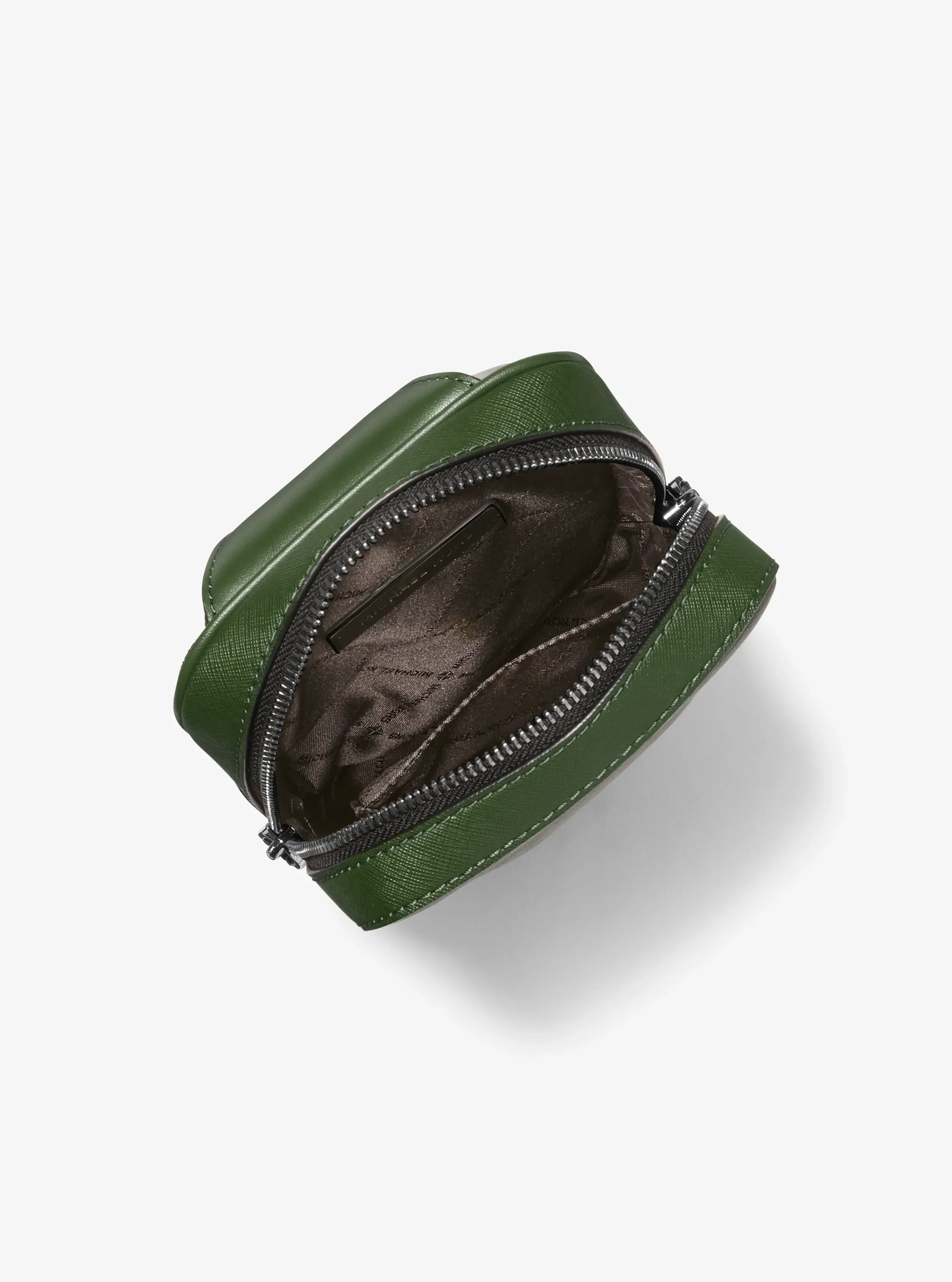 Сумка Michael Kors Cooper Medium Leather Sling, цвет: Зелёный — фото 2