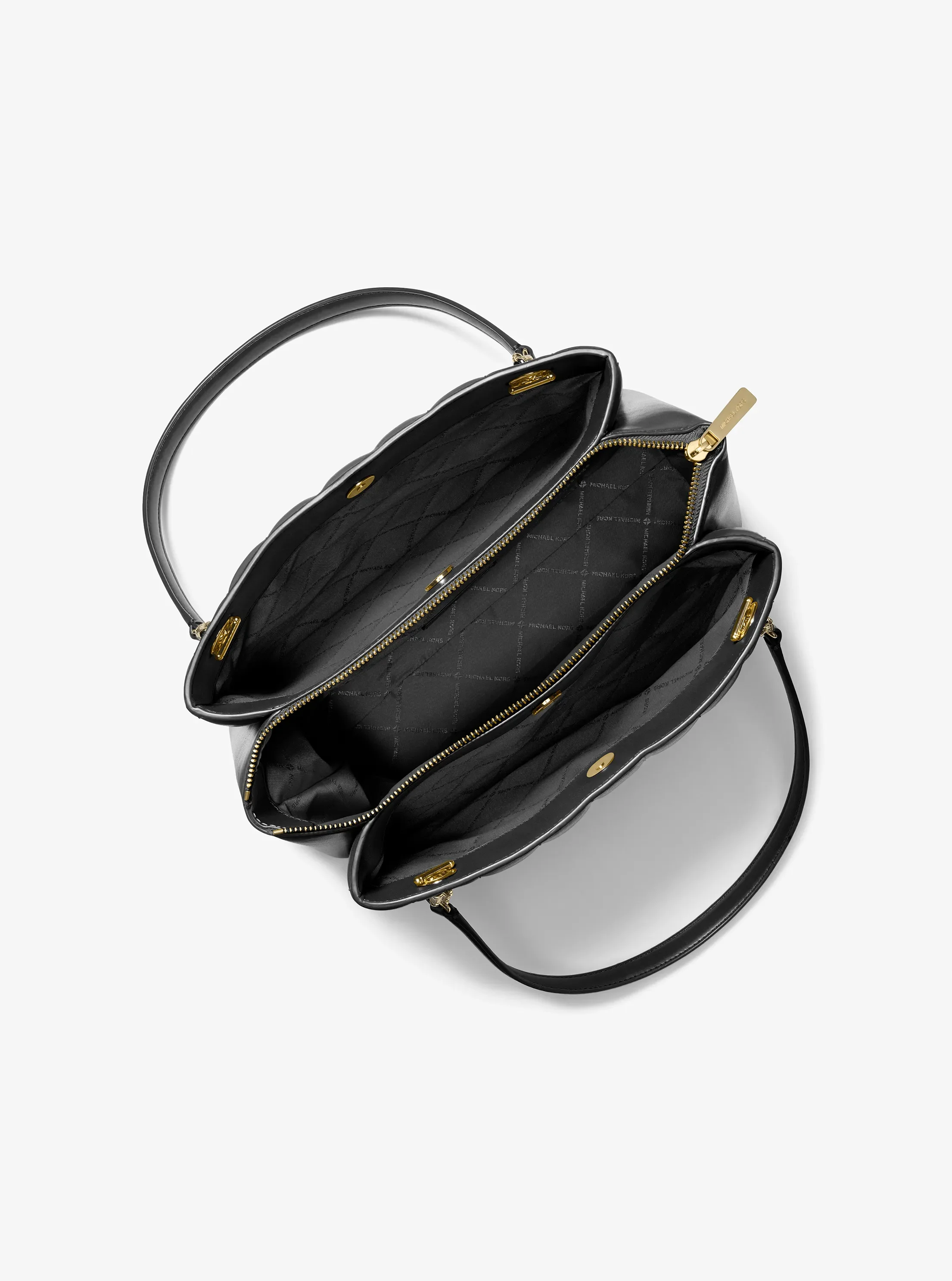 Женская сумка Michael Kors Soho Medium Quilted, цвет: Чёрный — фото 2
