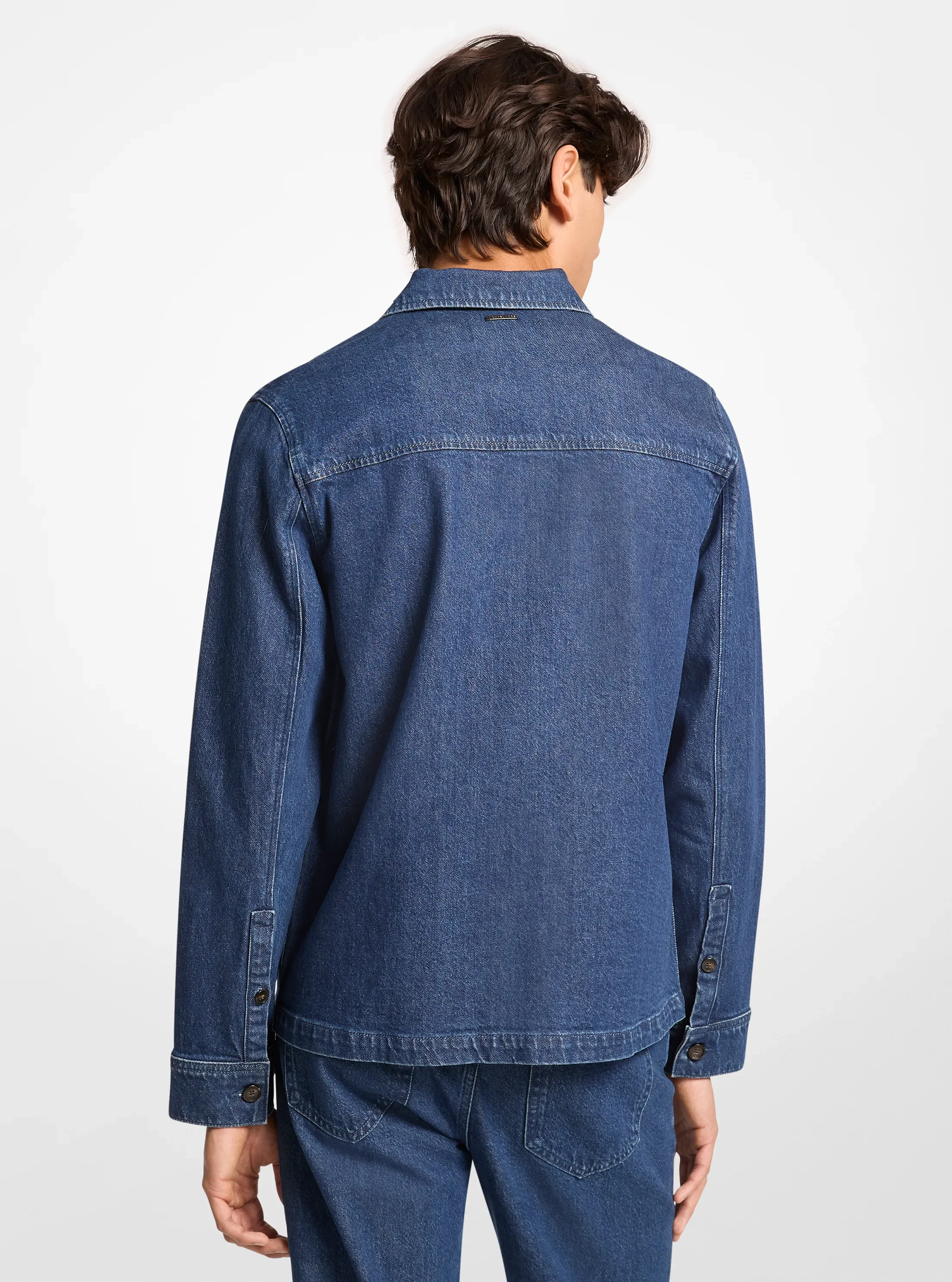 Куртка Michael Kors Stretch Denim Chore, цвет: Rinse — фото 2