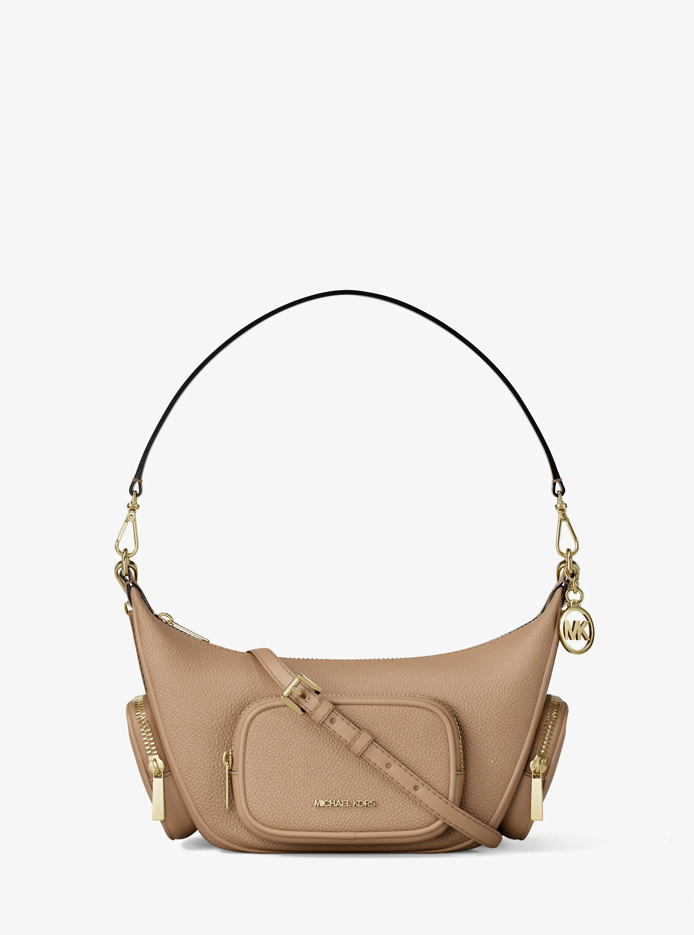 Michael Kors Merritt Small Pebbled Leather Crossbody Bag