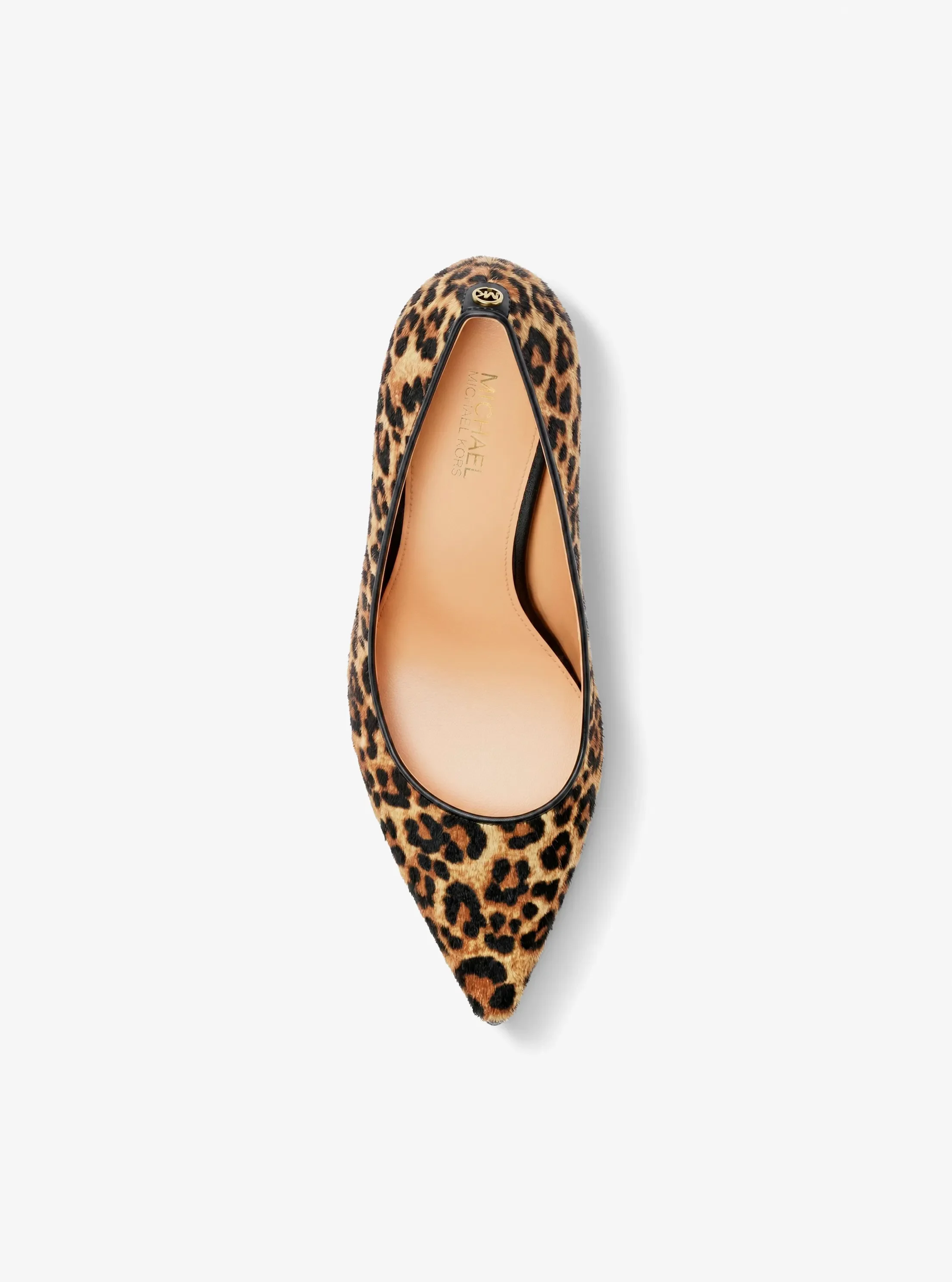 Туфли Michael Kors Willa Flex Leopard Print Calf Hair Pump, цвет: Верблюжий — фото 5