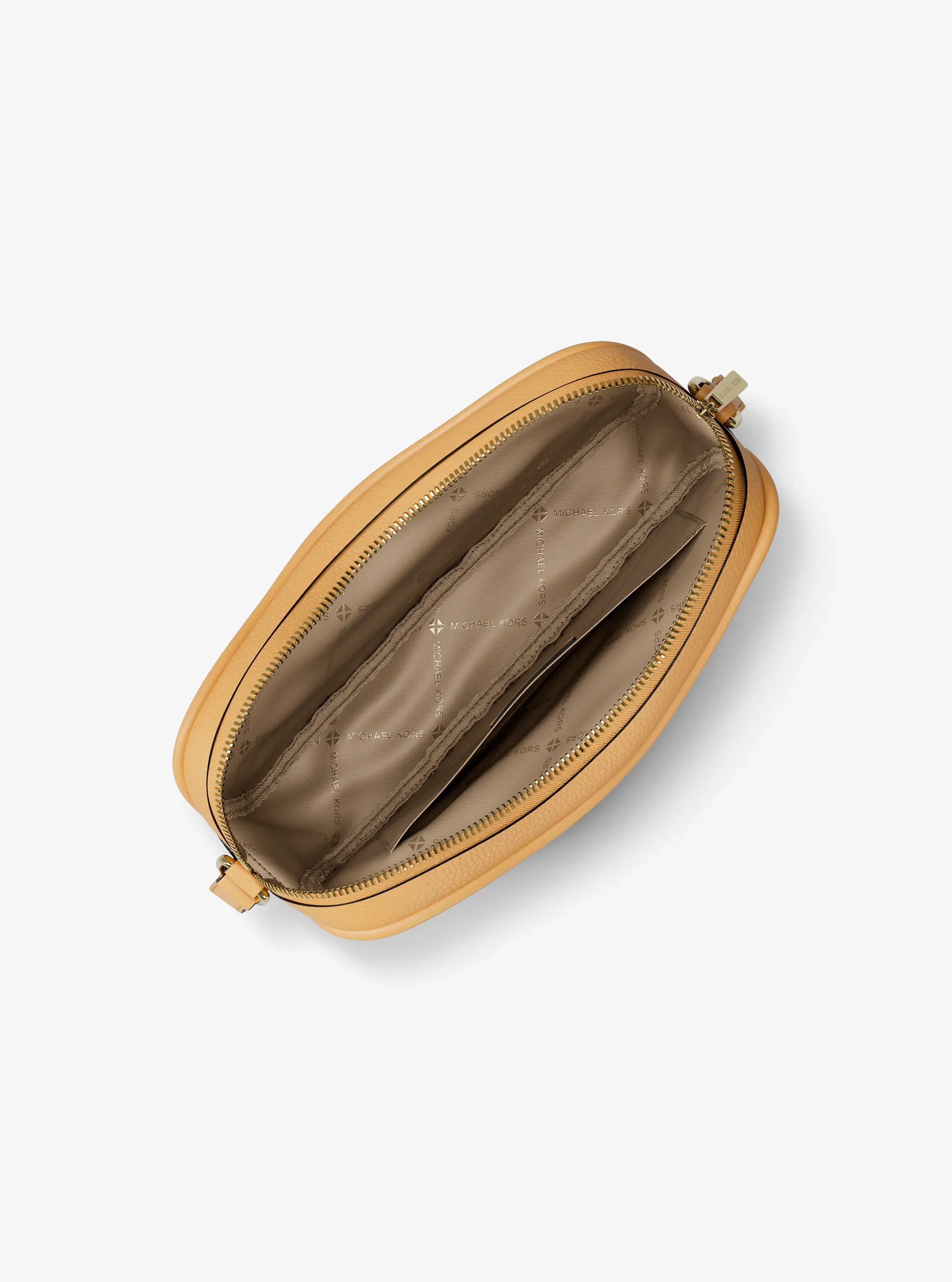 Сумки Michael Kors Jet Set Large Pebbled Leather Camera Crossbody — фото 2