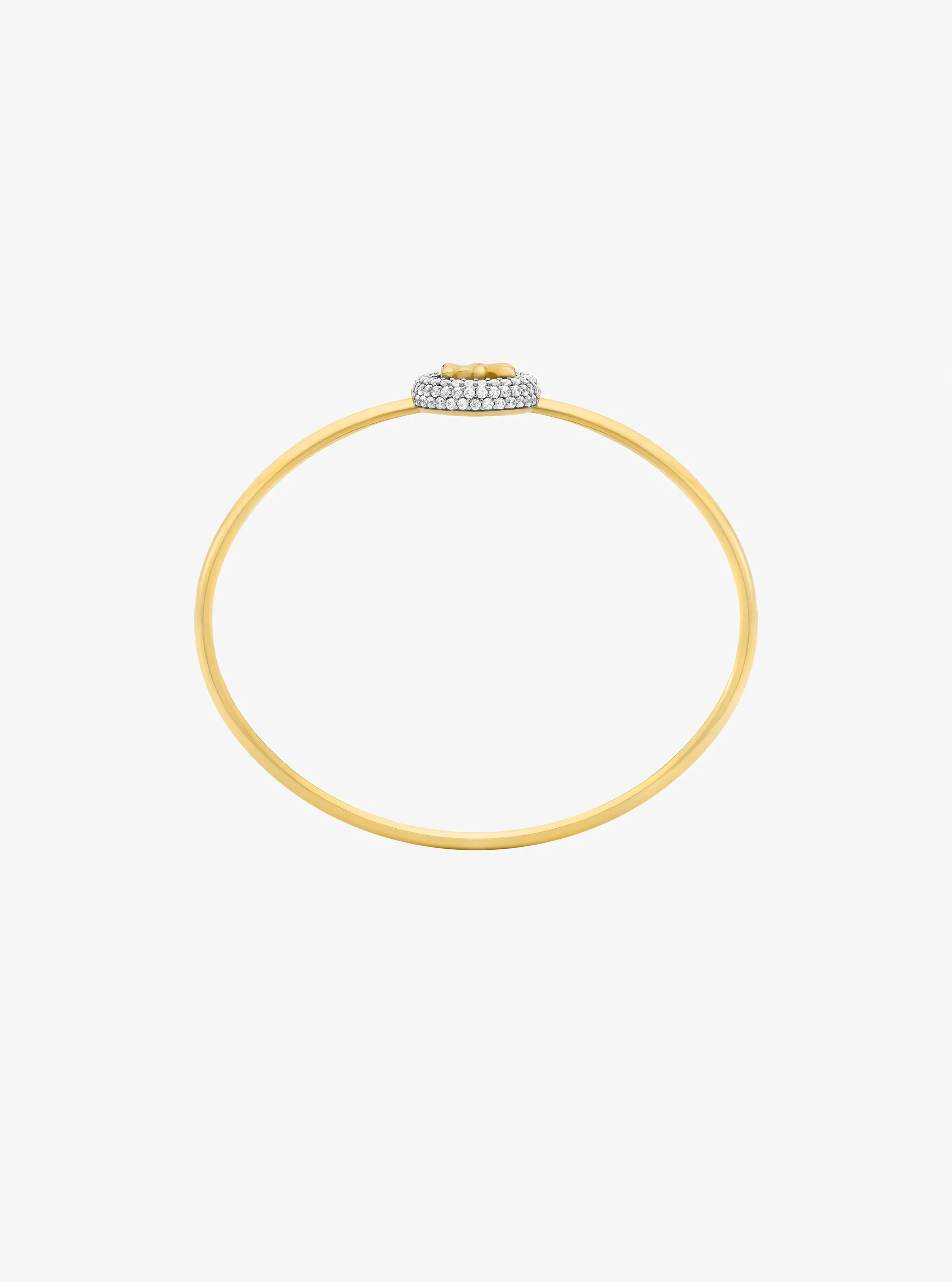 Браслет Michael Kors Pavé Logo Charm, цвет: Двухцветный — фото 2