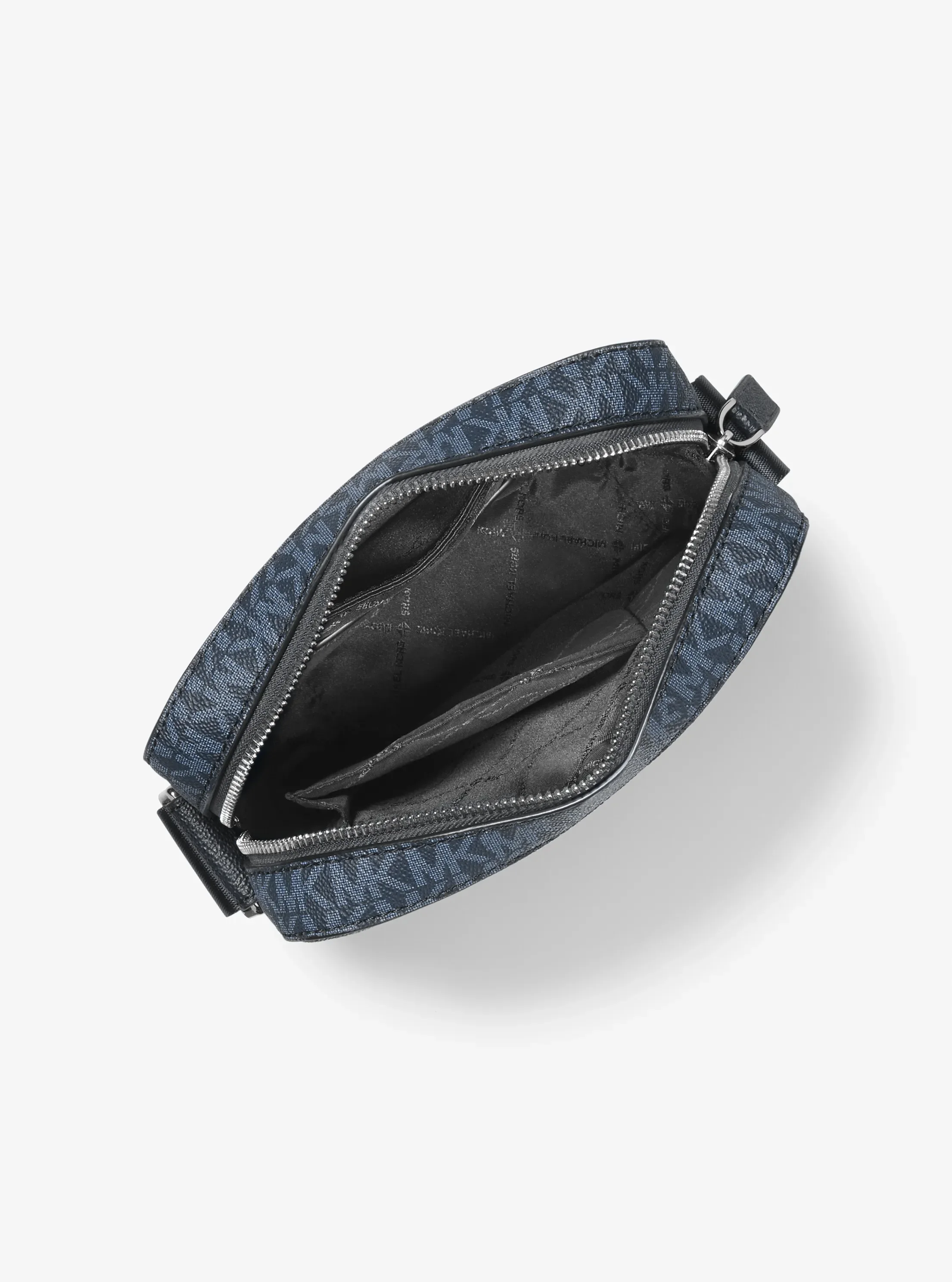 Сумка Michael Kors Cooper Signature Logo Flight, цвет: Admrl/Plblue — фото 3