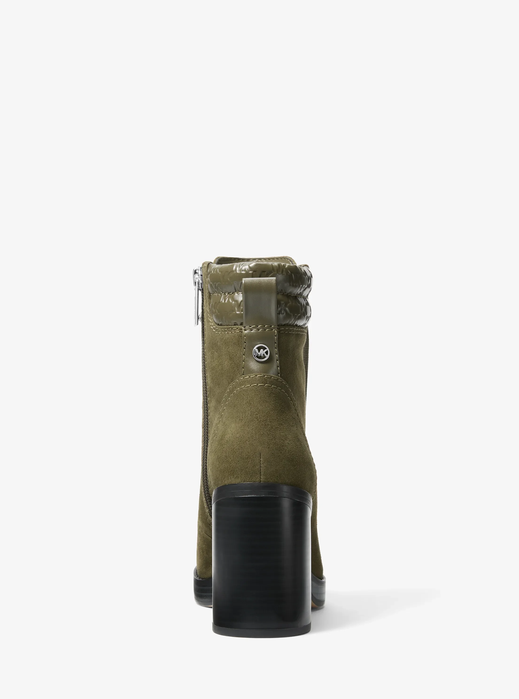 Ботинки Michael Kors Lacy Block Heel Boot, цвет: Оливковый — фото 4
