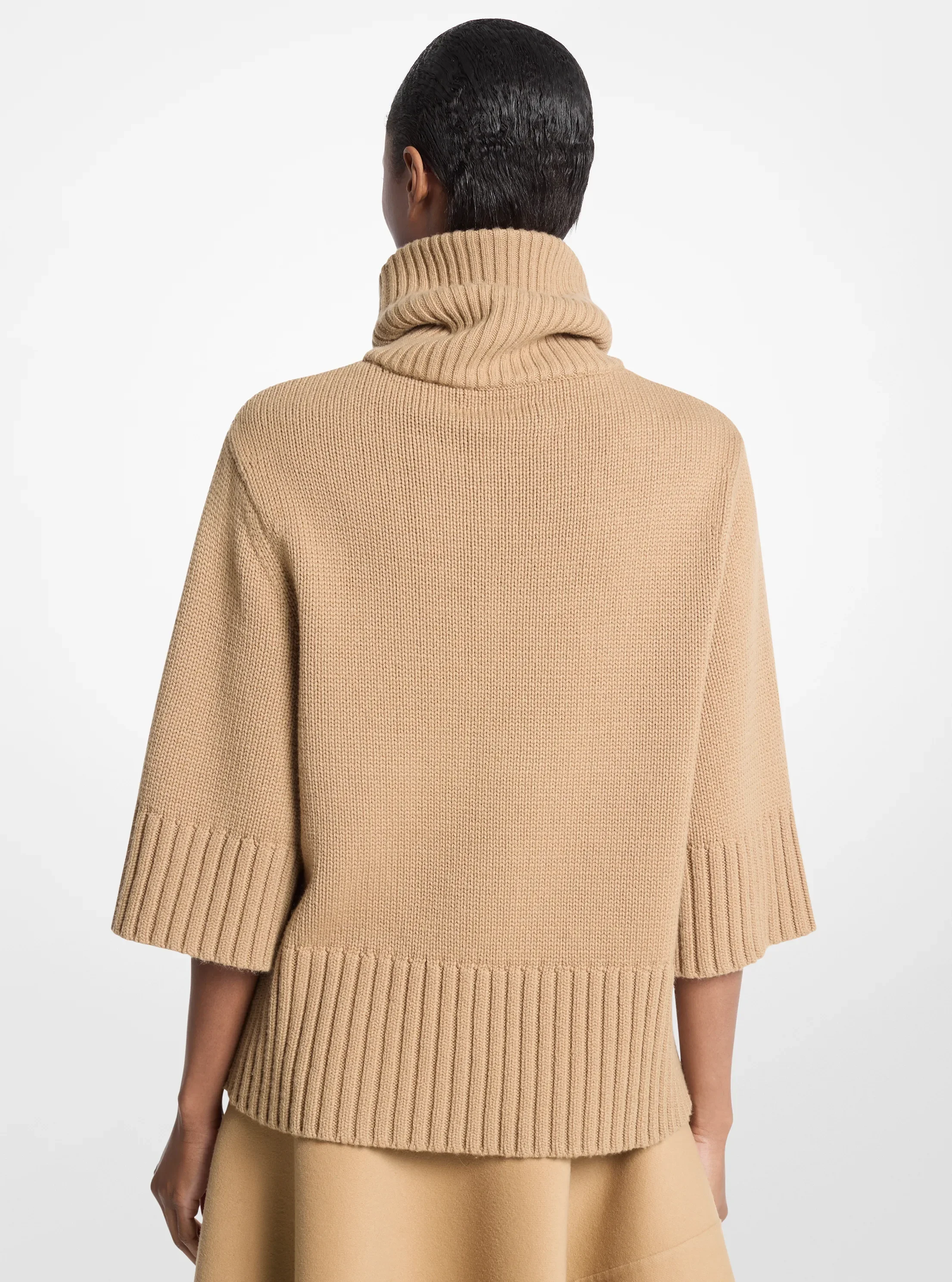 Женские свитеры Michael Kors Cashmere Funnel-Neck Sweater — фото 2