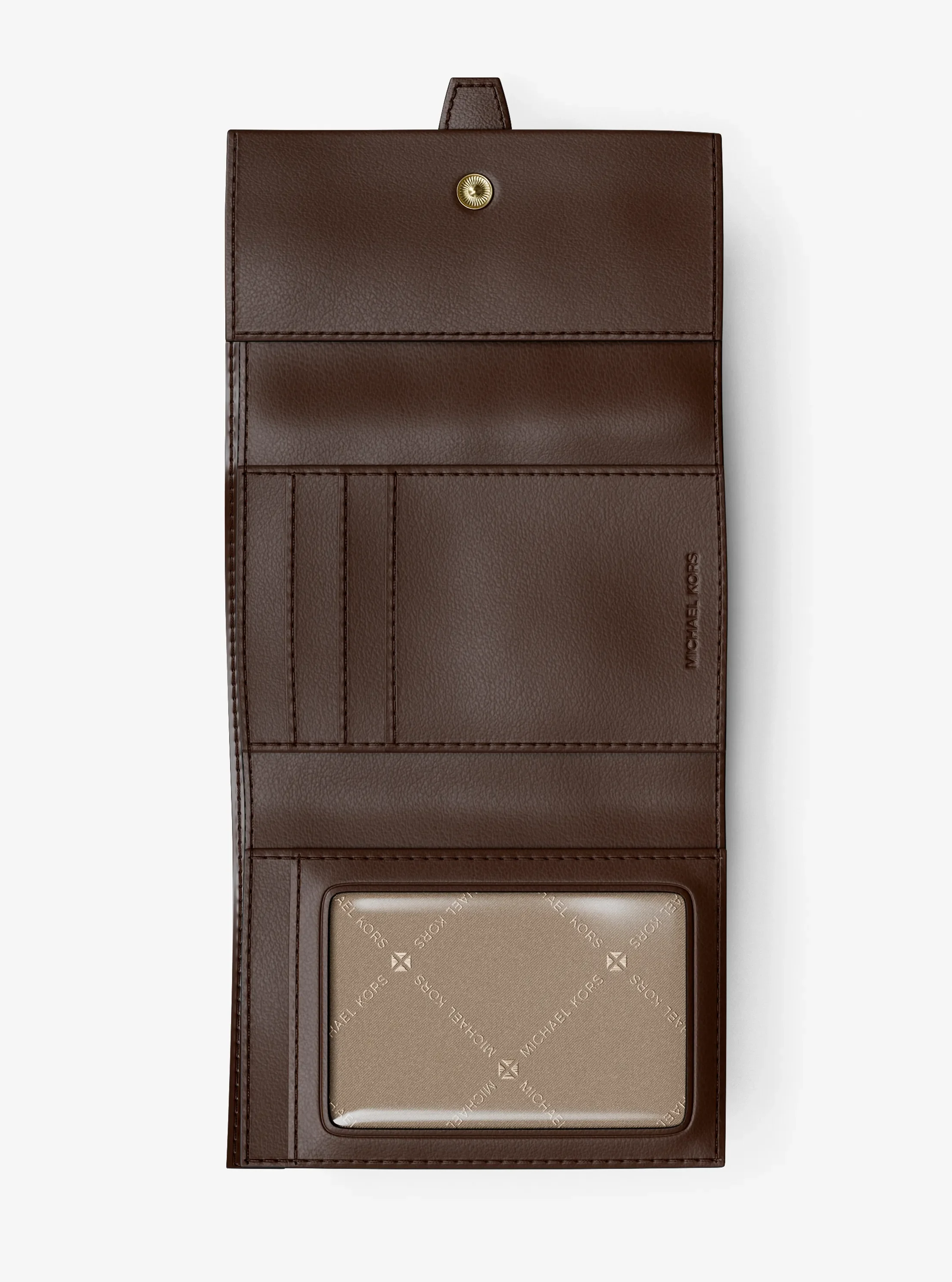 Кошельки Michael Kors Greenwich Medium Saffiano Leather Trifold Wallet — фото 2