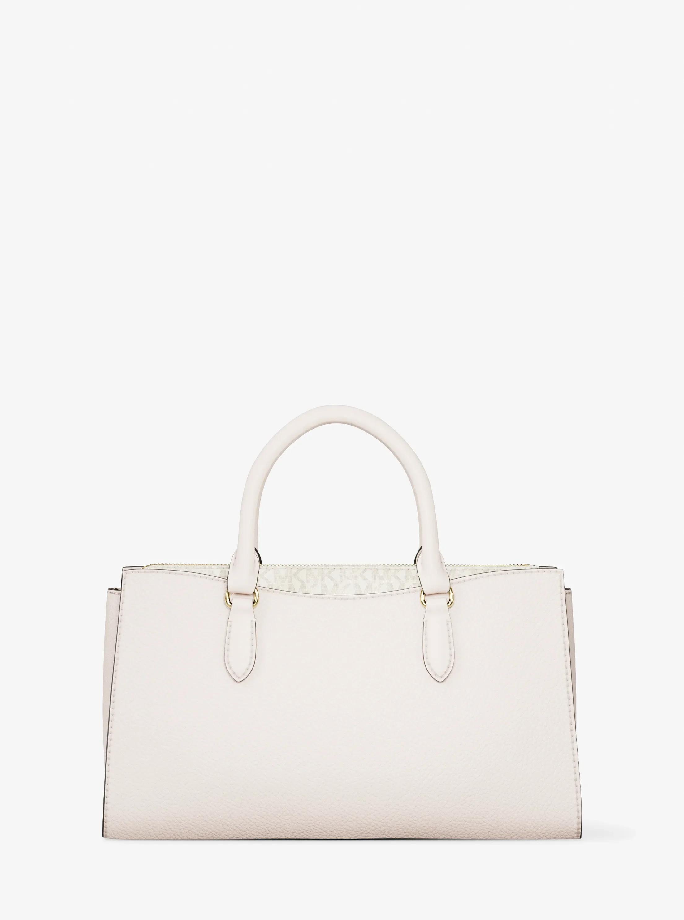 Michael Kors Arden Medium Leather Top-Zip Satchel — фото 5