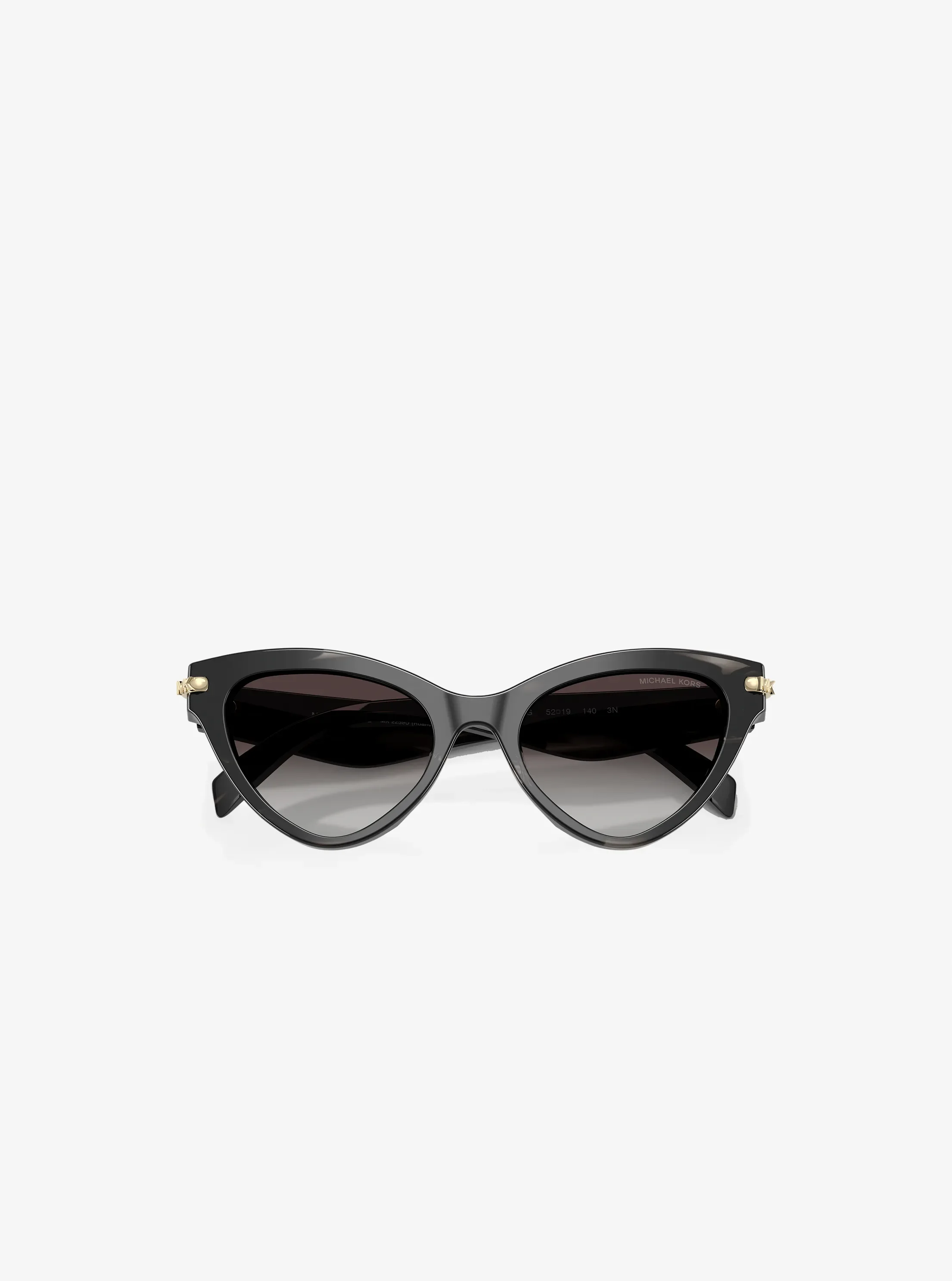 Женские солнцезащитные очки Michael Kors Roanoke Sunglasses, цвет: Чёрный — фото 5