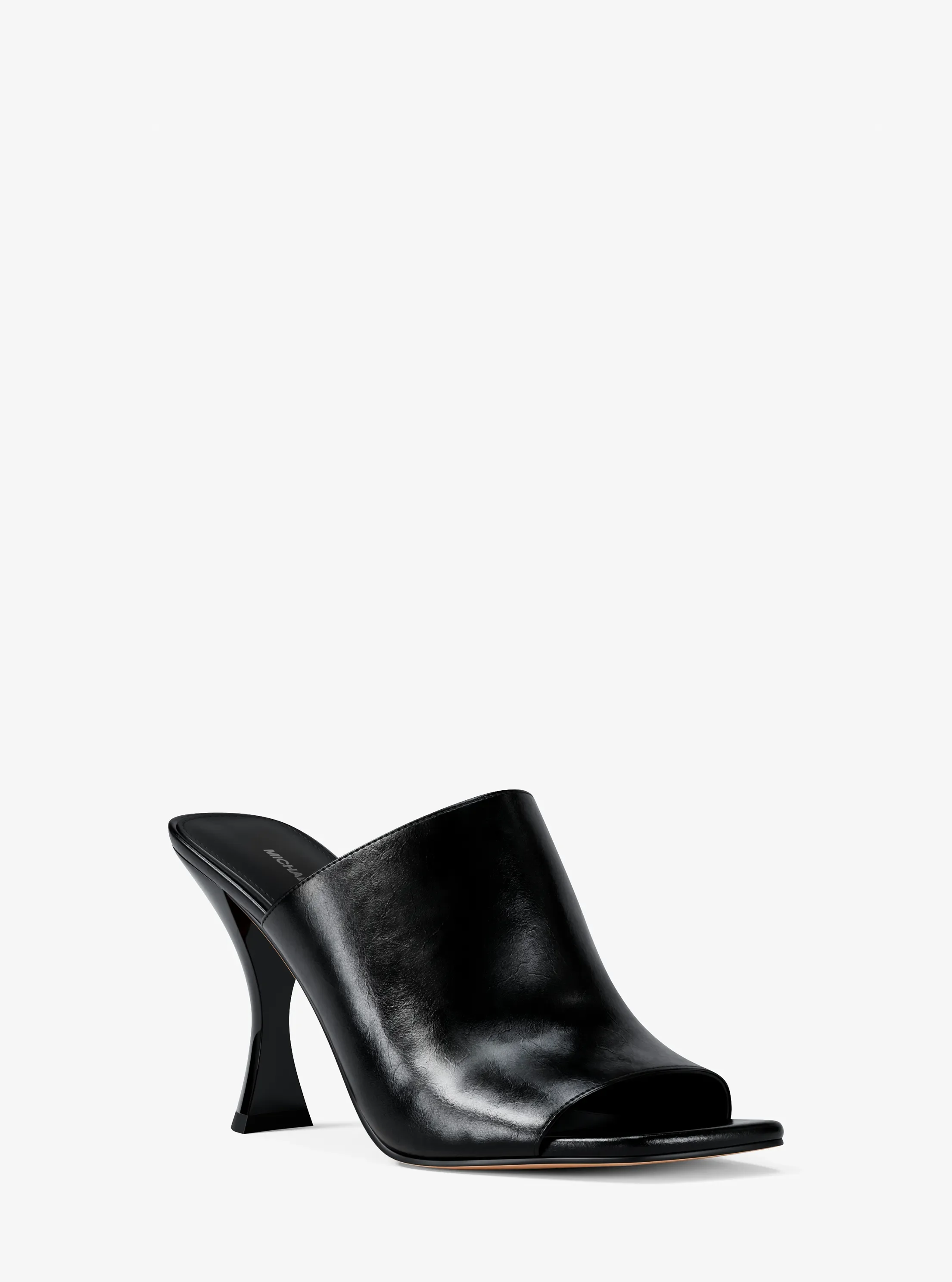 Женские сабо Michael Kors Haisley Leather Mule, цвет: Чёрный