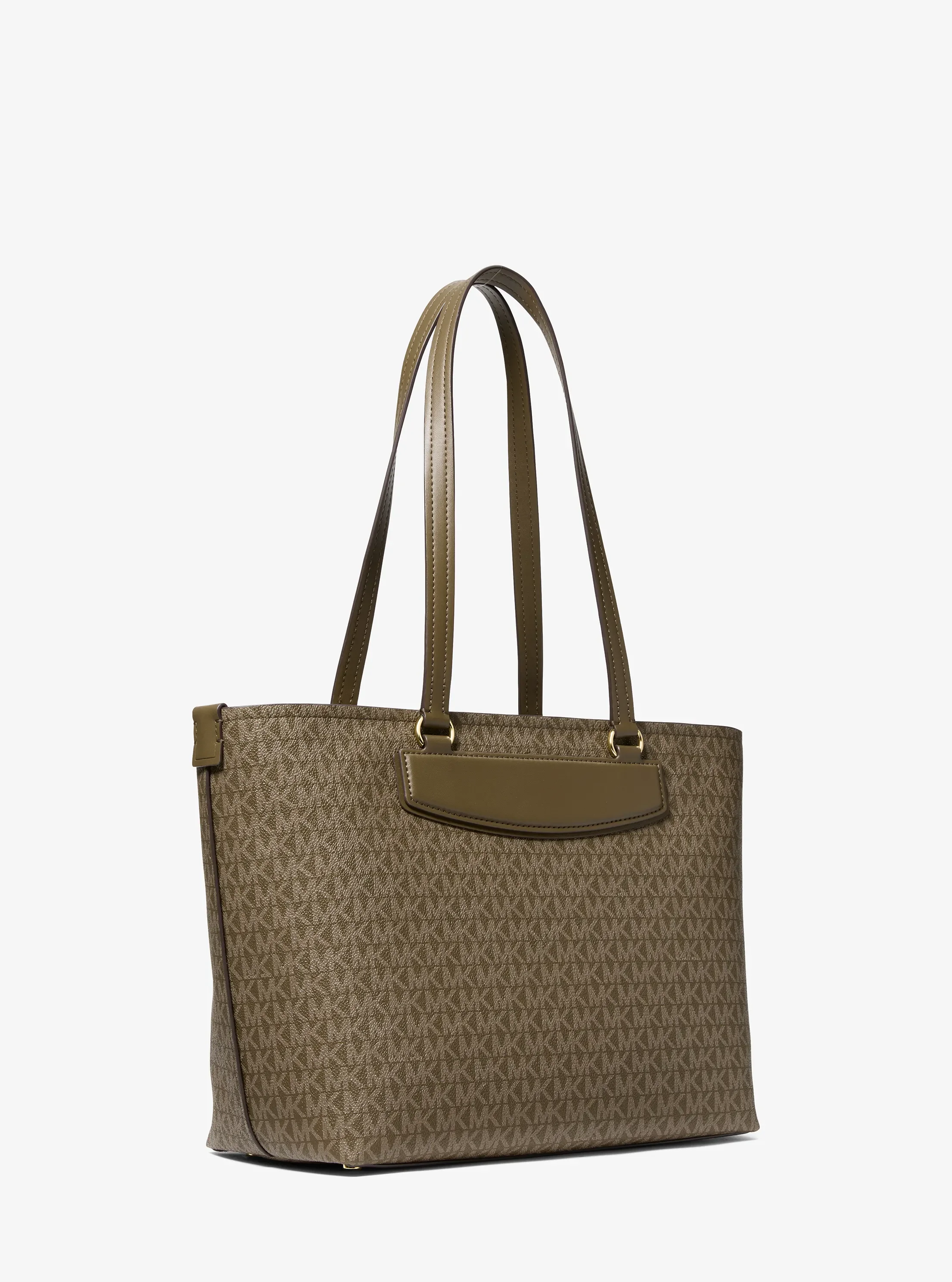 Michael Kors Jet Set Travel Medium Signature Logo Tote Bag — фото 3