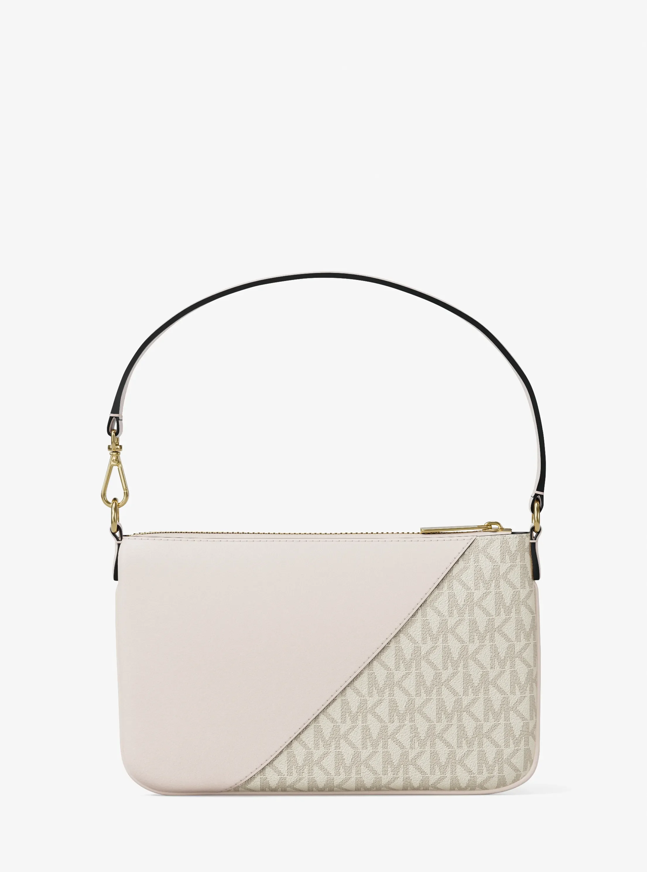 Сумка Michael Kors Jet Set Travel Small Signature Logo and Smooth Wristlet, цвет: Разноцветный — фото 3