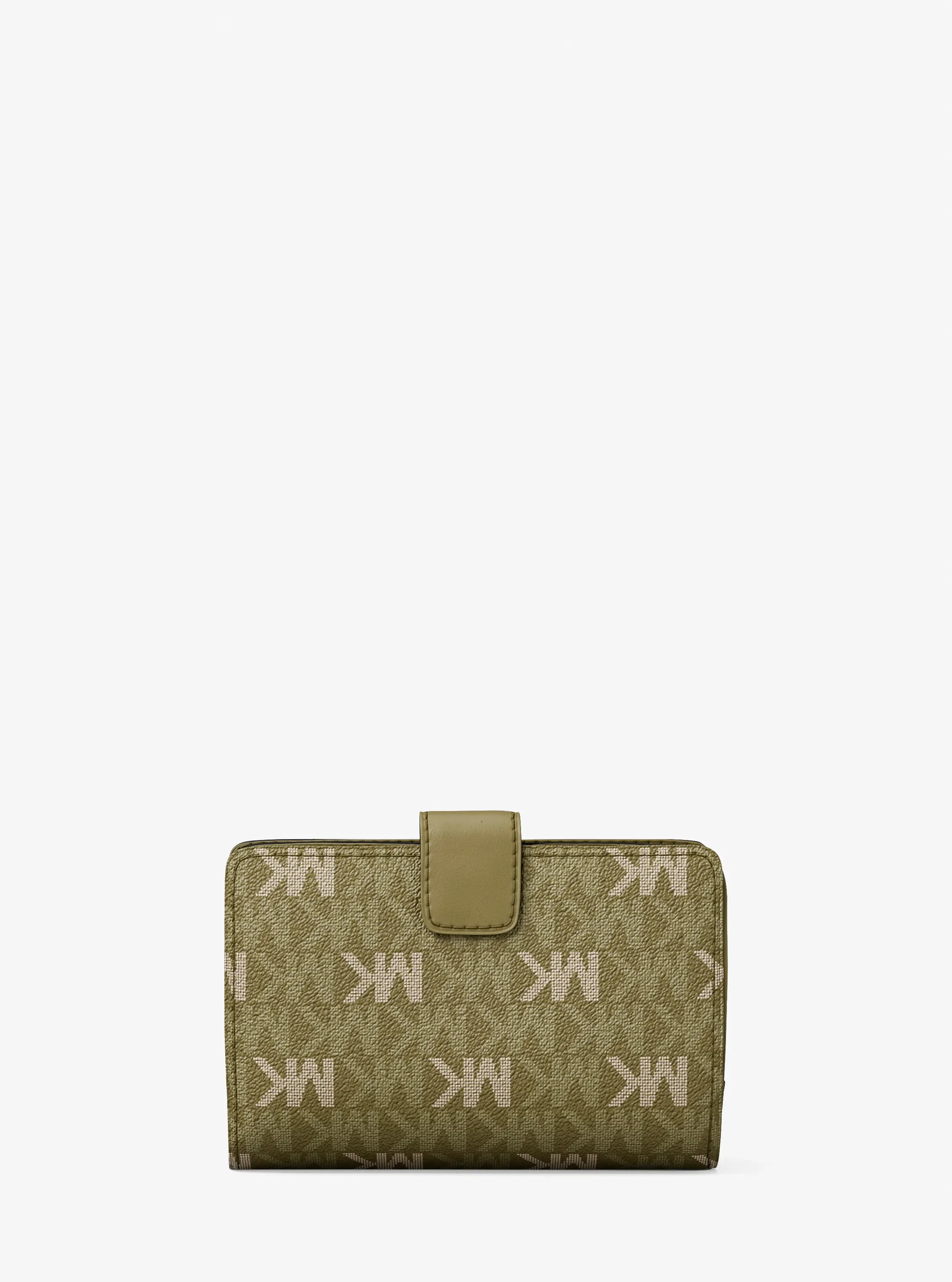 Michael Kors Jet Set Travel Medium Signature Logo Billfold Wallet — фото 4