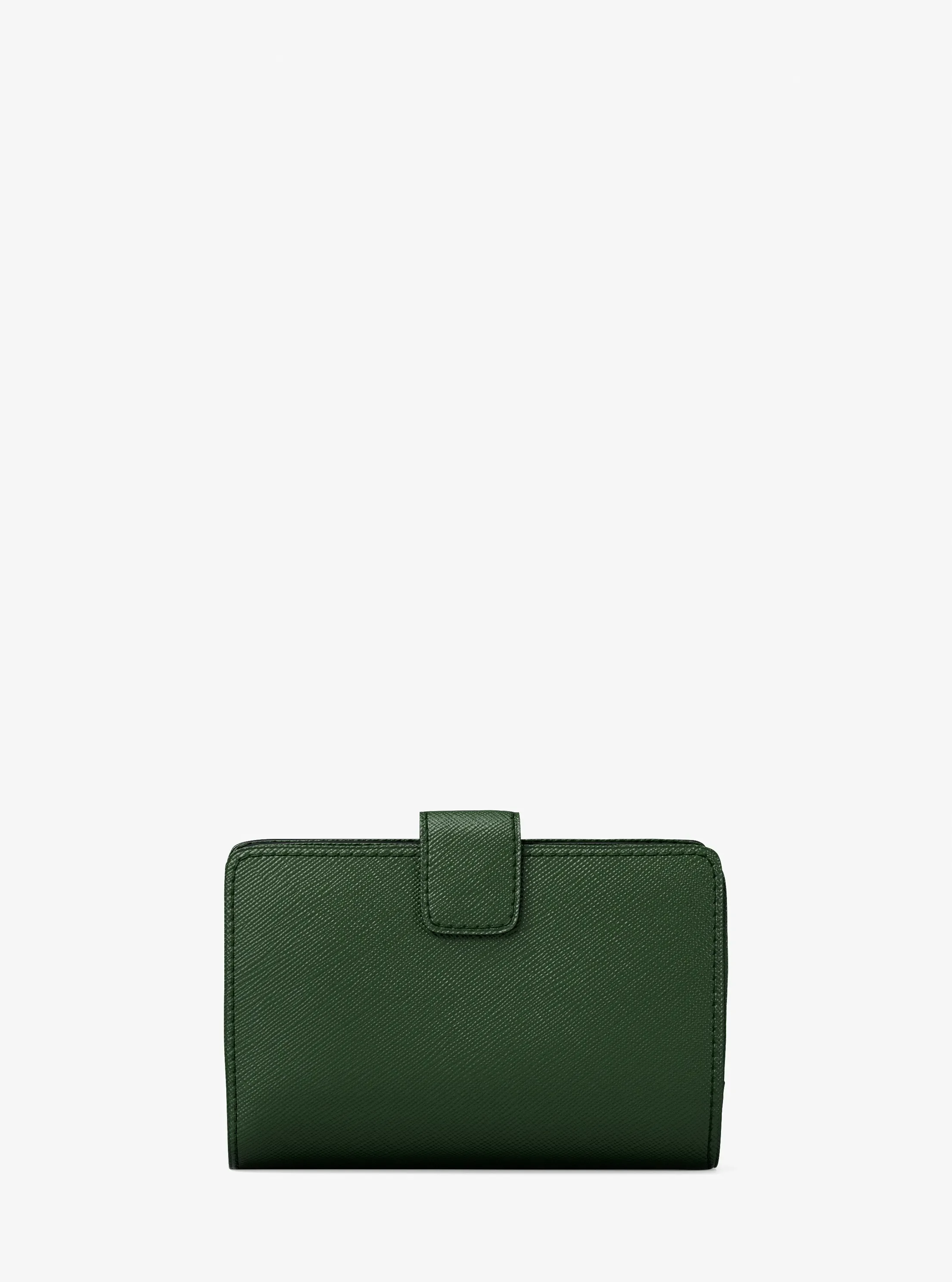 Кошелёк Michael Kors Jet Set Travel Medium Saffiano Leather Wallet, цвет: Зелёный — фото 4
