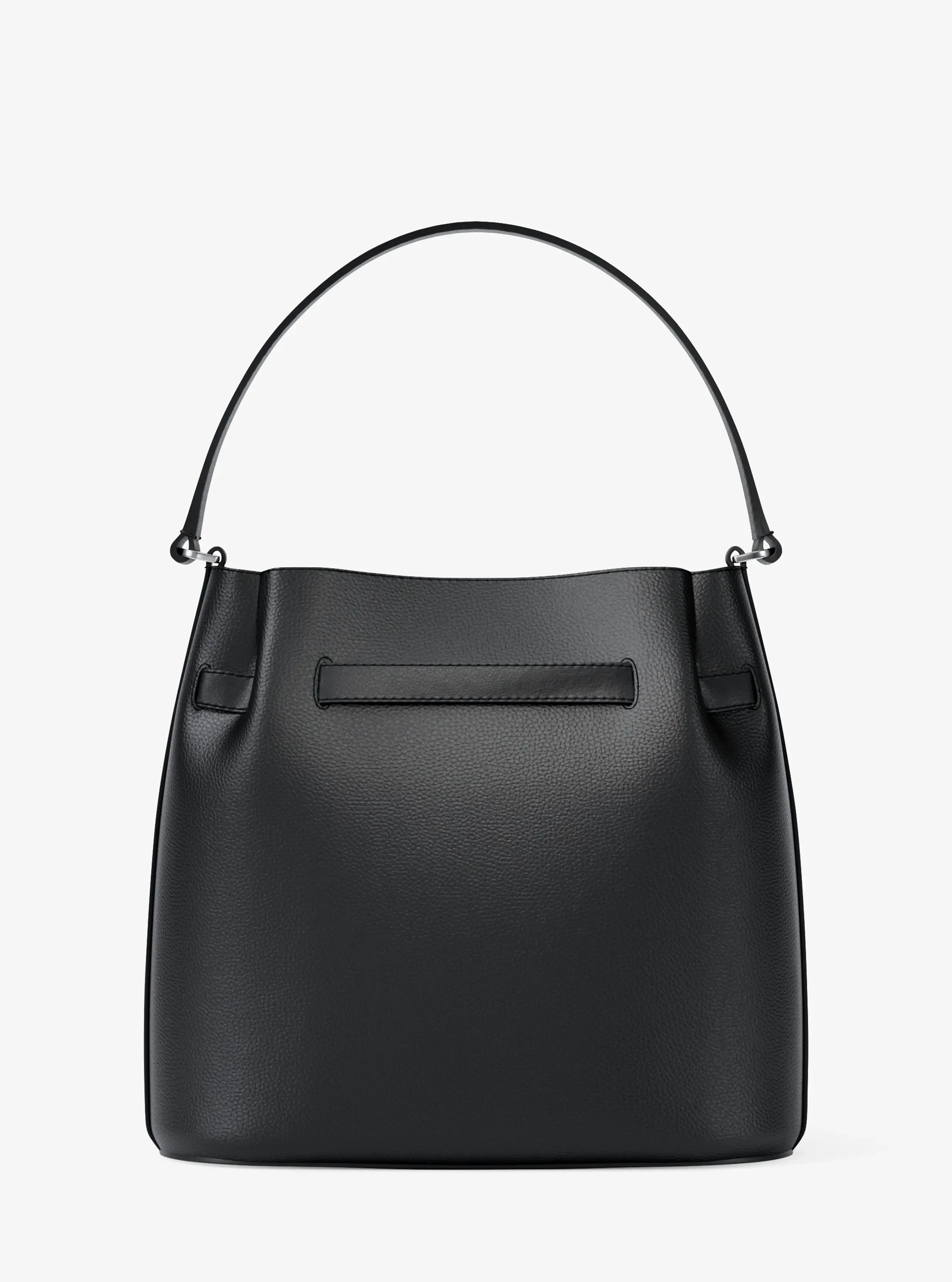 Michael Kors Carson Medium Pebbled Leather Convertible Bucket Crossbody Bag — фото 5