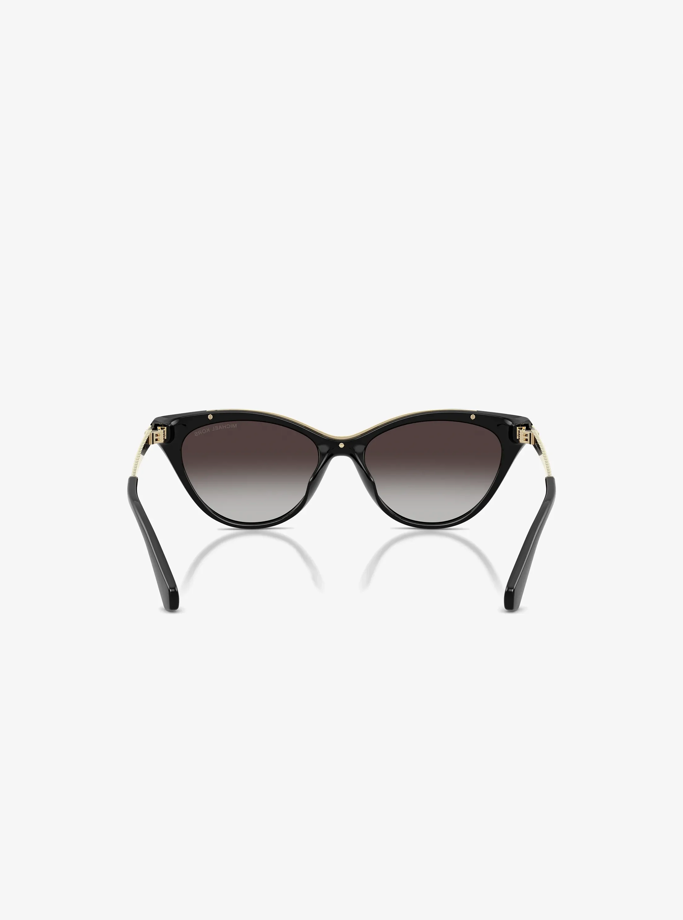 Женские солнцезащитные очки Michael Kors Lucerne Sunglasses, цвет: Чёрный — фото 4
