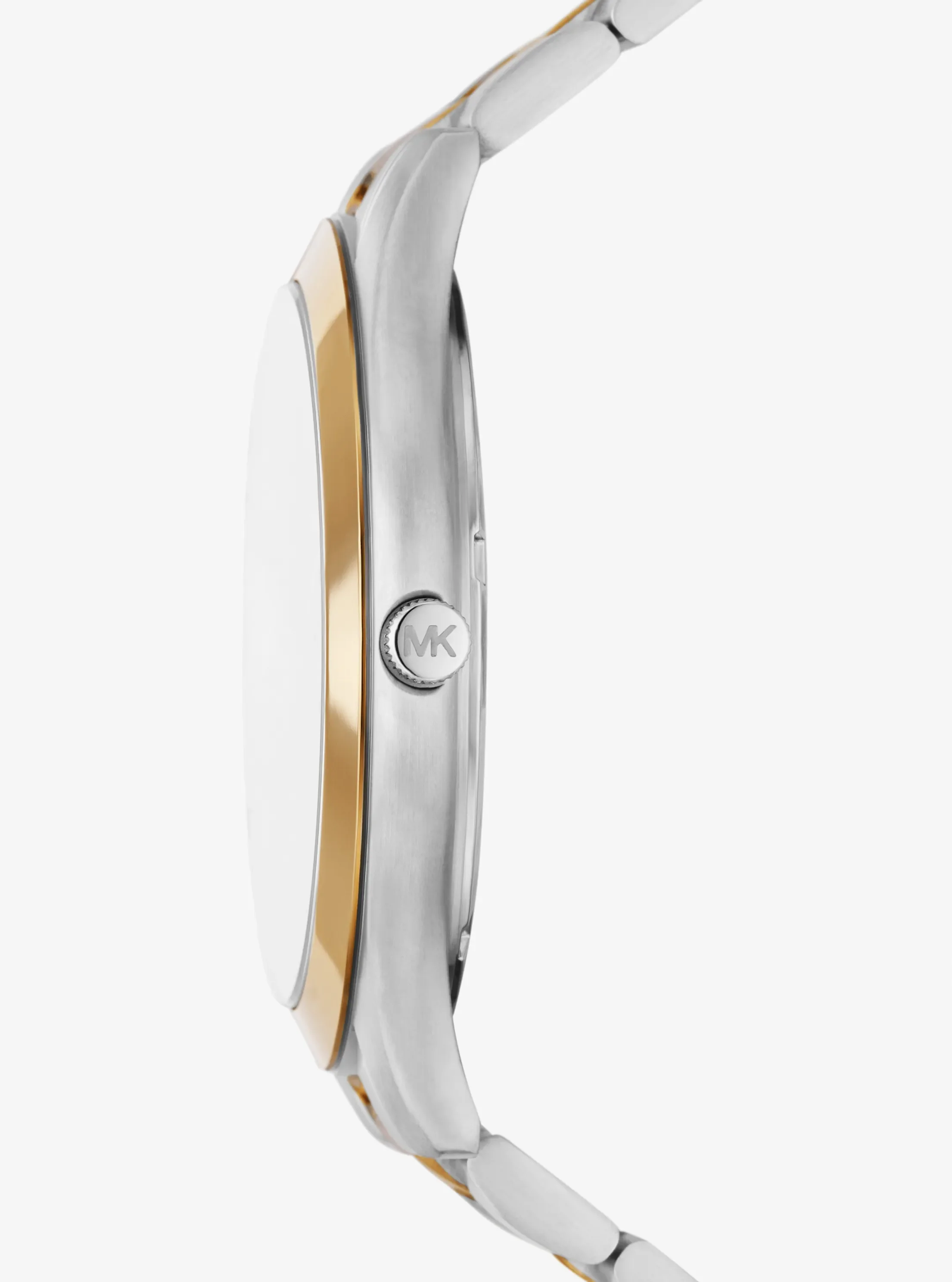 Мужские часы Michael Kors Oversized Slim Runway Two-Tone Watch, цвет: Двухцветный — фото 2
