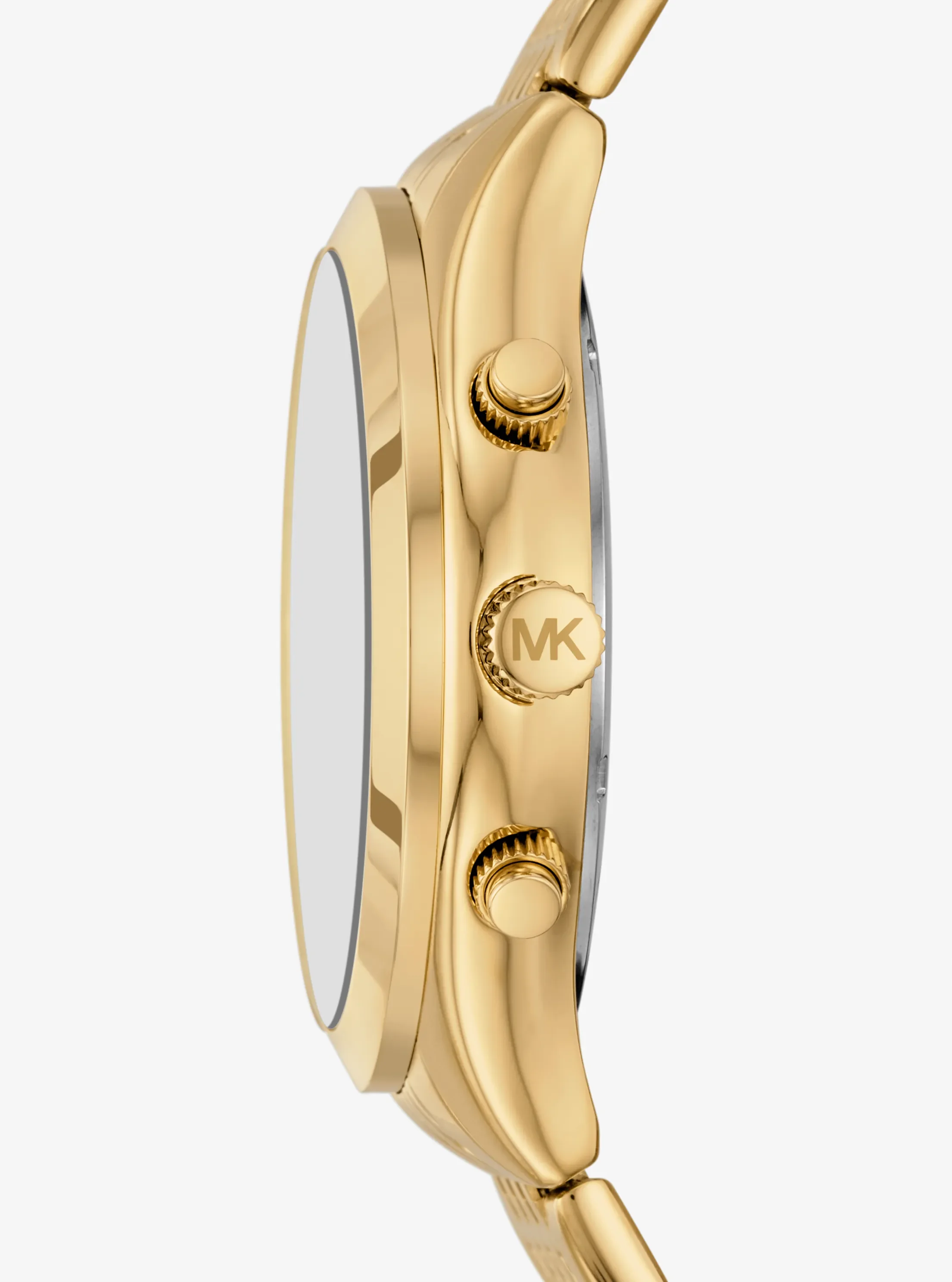 Часы Michael Kors Oversized Aspyn Gold-Tone Watch, цвет: Золотой — фото 2
