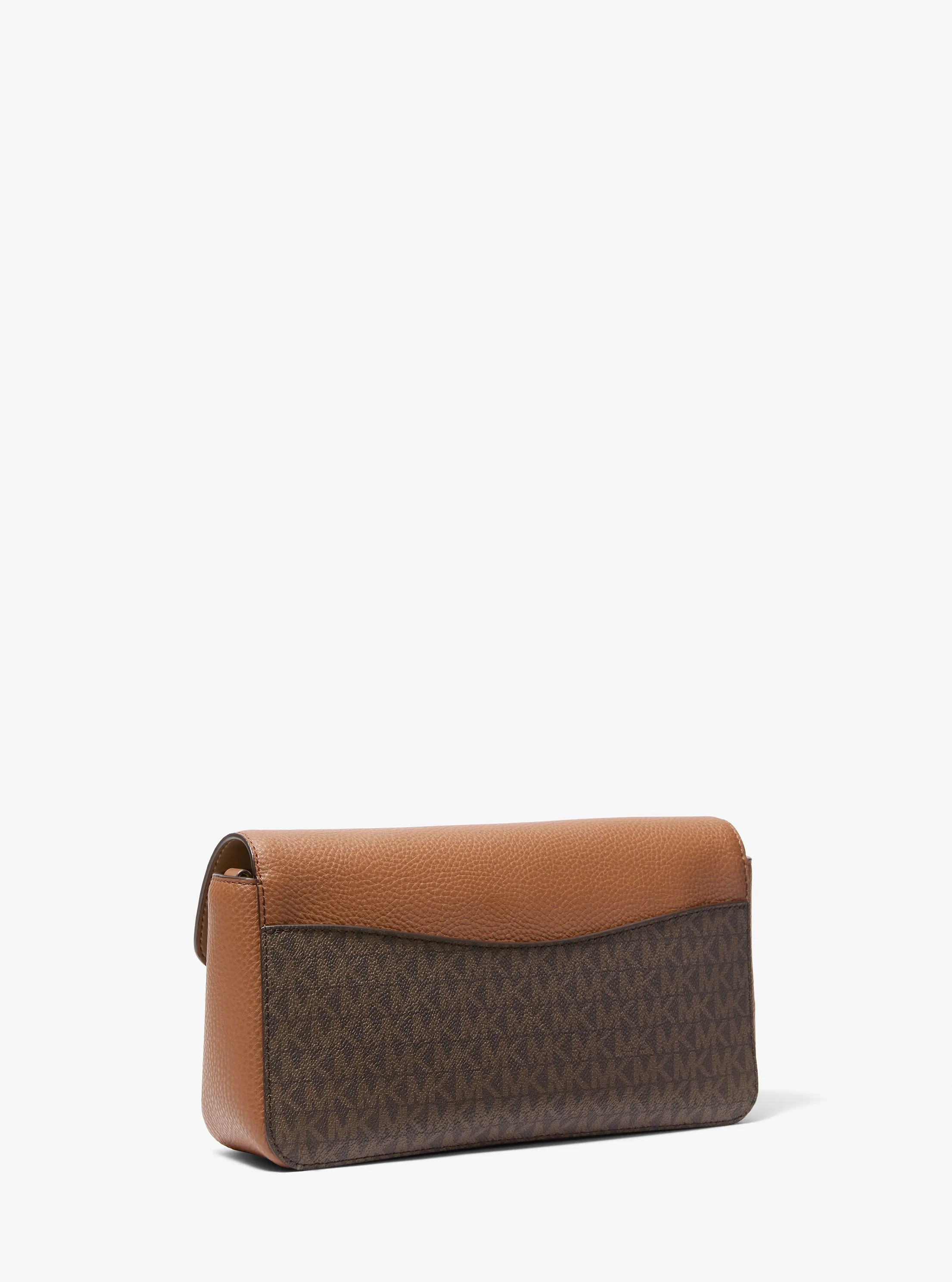 Женская сумка Michael Kors Kacey Medium Signature Logo Shoulder, цвет: Коричневый — фото 3