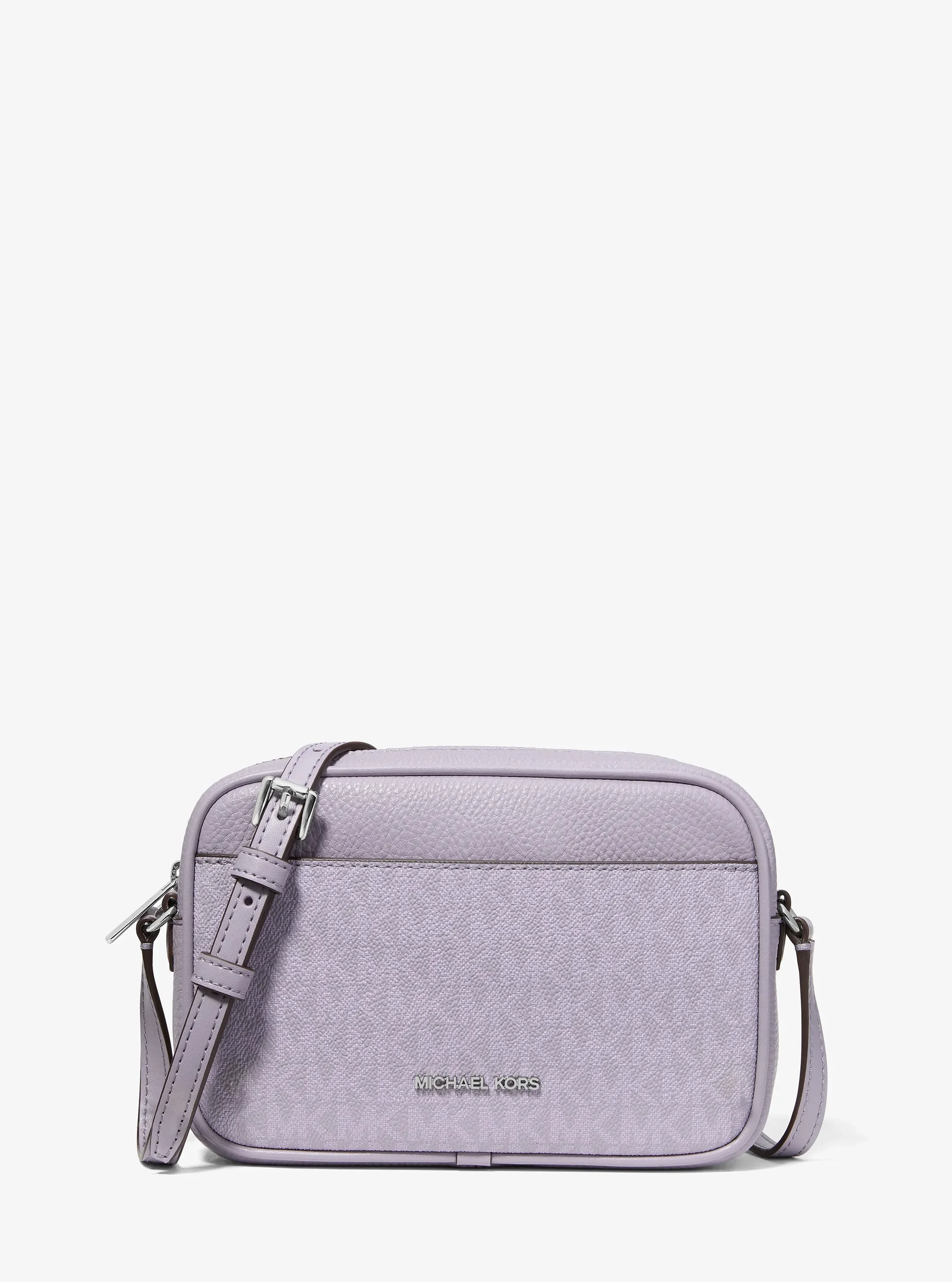 Michael Kors Jet Set Travel Small Signature Logo Camera Crossbody Bag