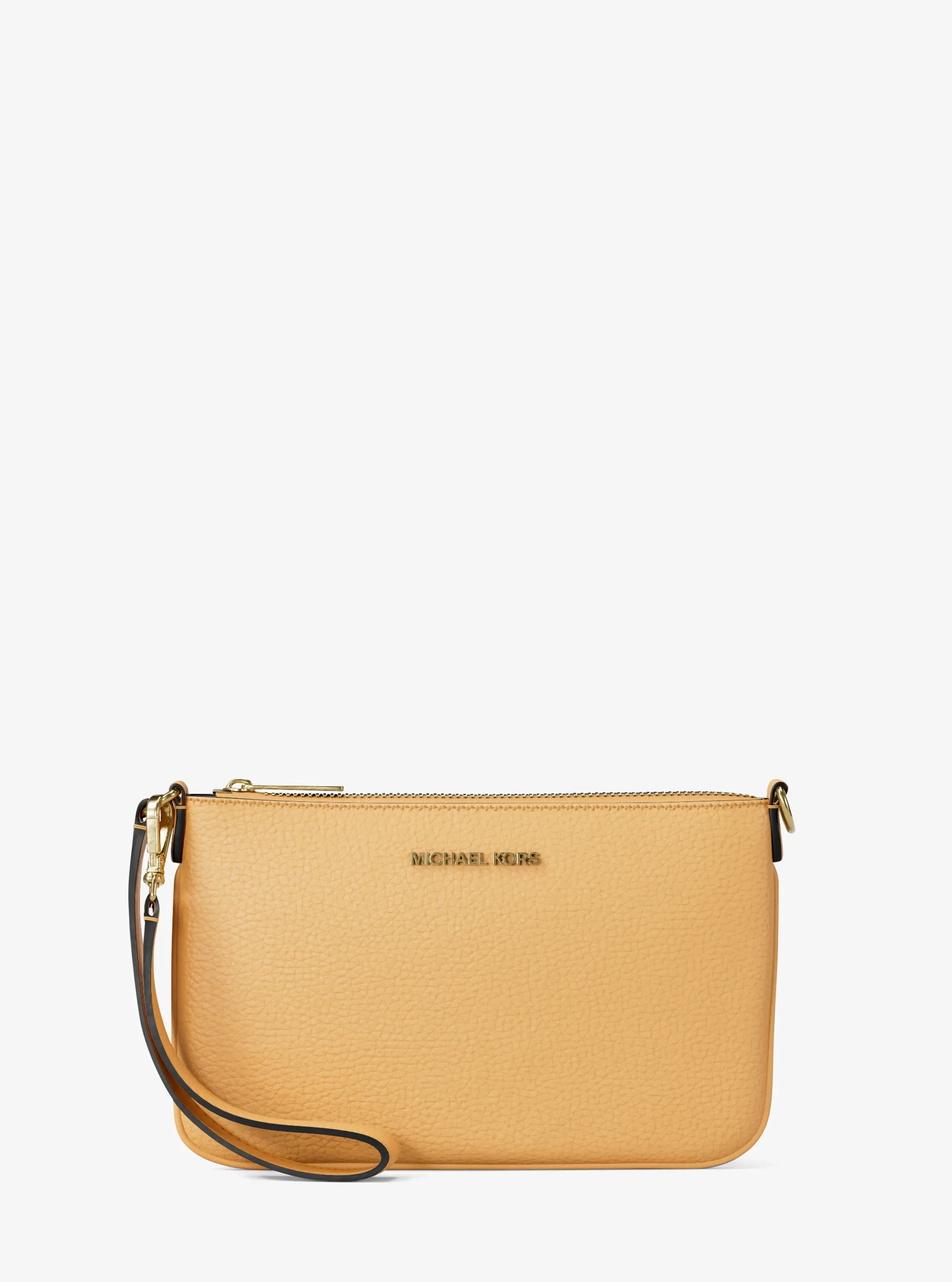 Сумки Michael Kors Jet Set Small Pebbled Leather Convertible Wristlet