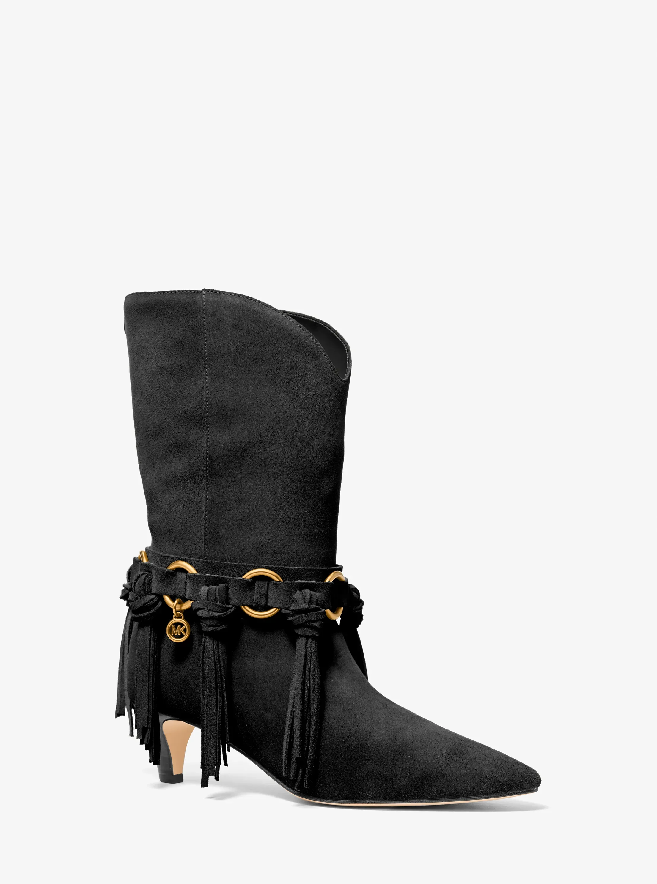 Женские ботинки Michael Kors Daniela Fringe Suede Boot