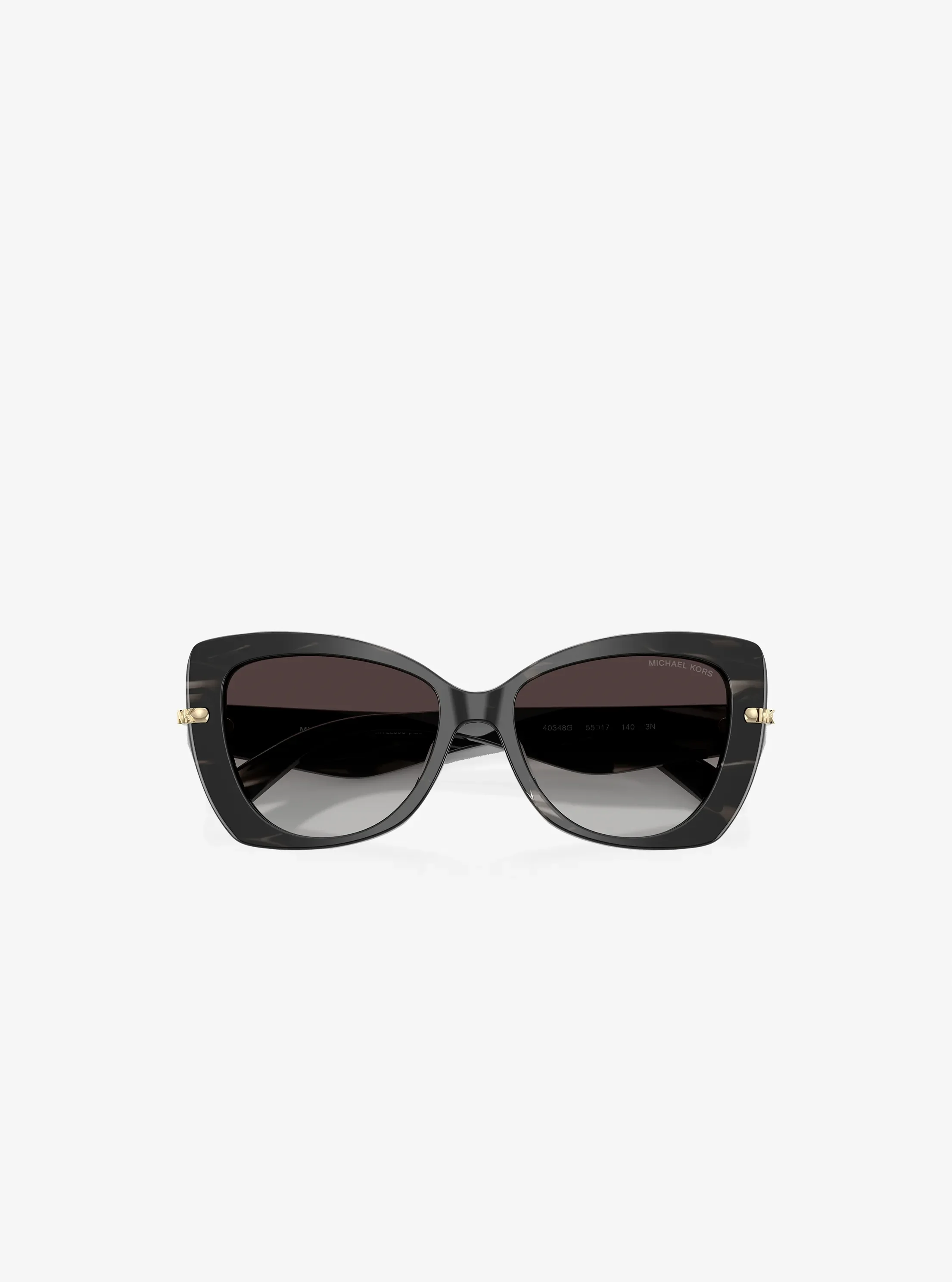 Женские солнцезащитные очки Michael Kors Atlanta Sunglasses, цвет: Чёрный — фото 5