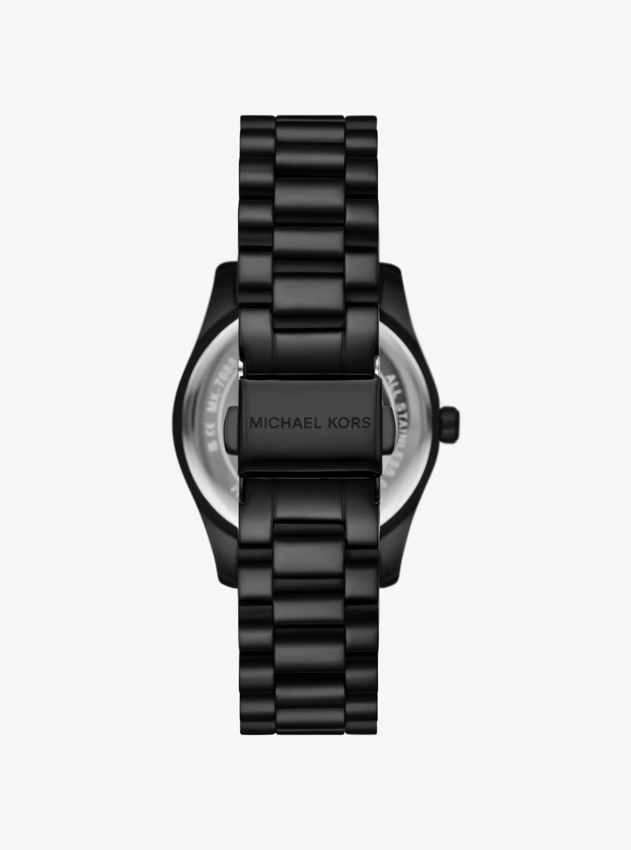 Женские часы Michael Kors Mini Lexington Black-Tone Watch, цвет: Чёрный — фото 3