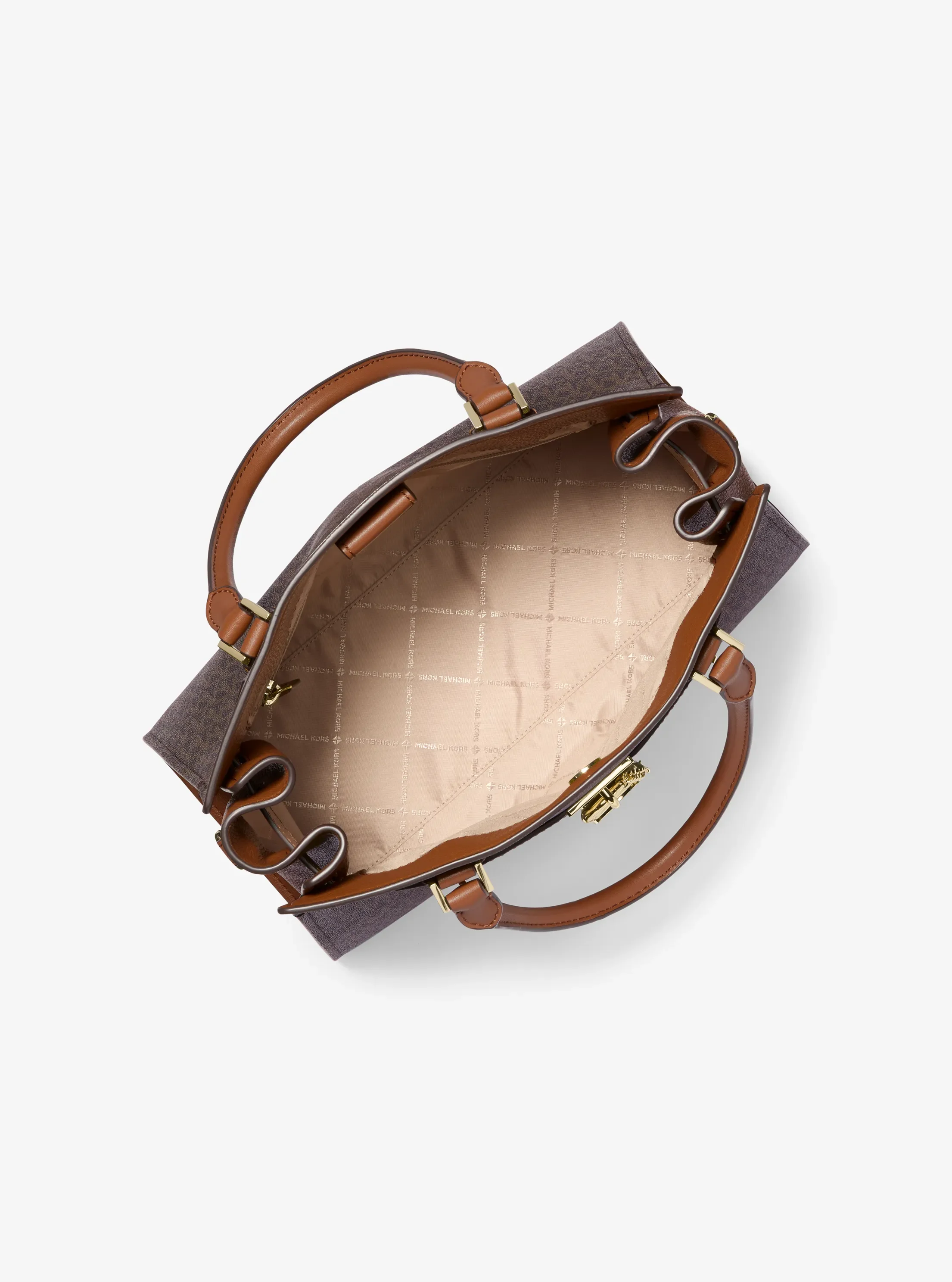 Michael Kors Landon Medium Logo Satchel — фото 2