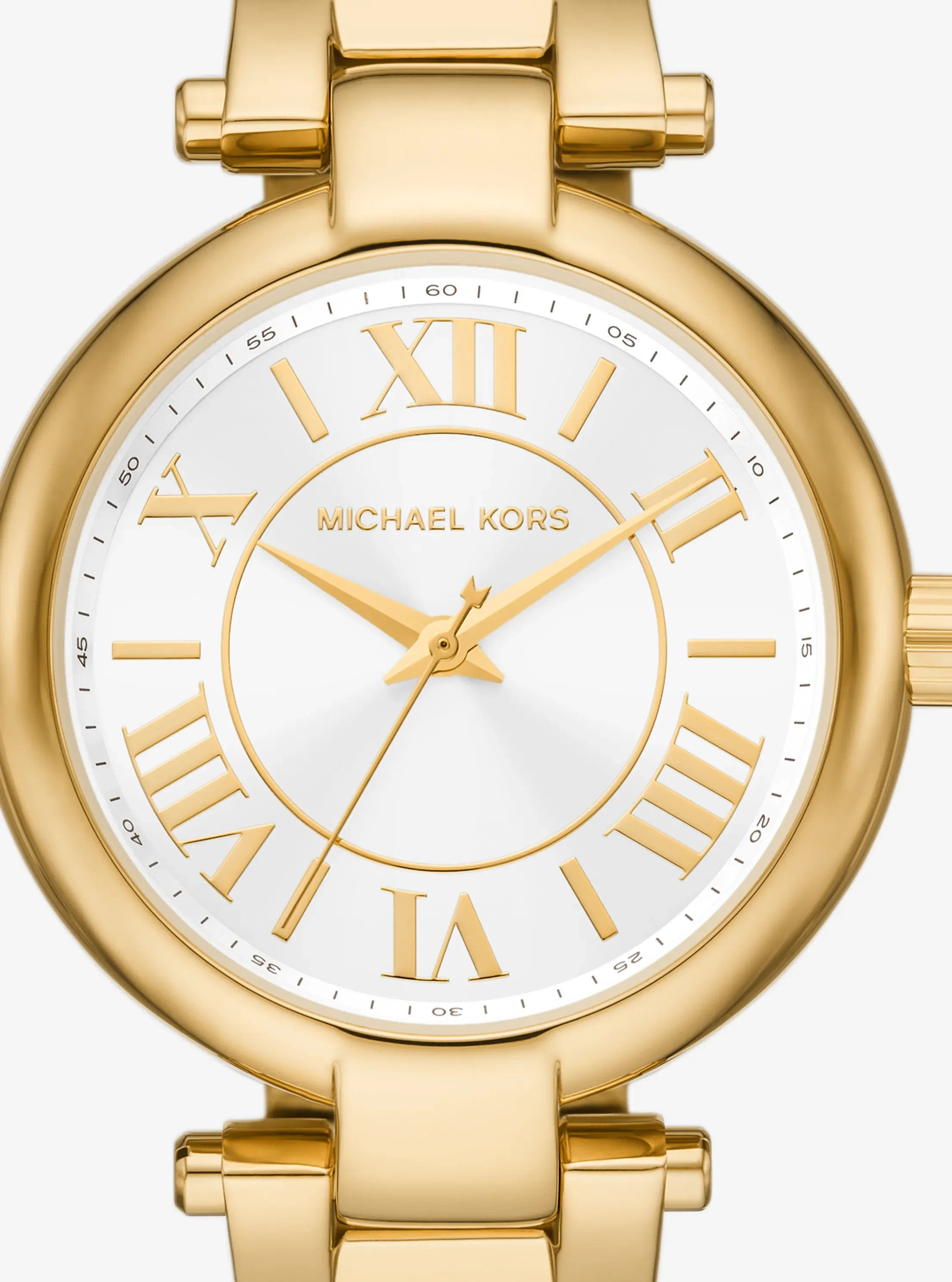 Часы Michael Kors Laney Gold-Tone Watch, цвет: Золотой — фото 5