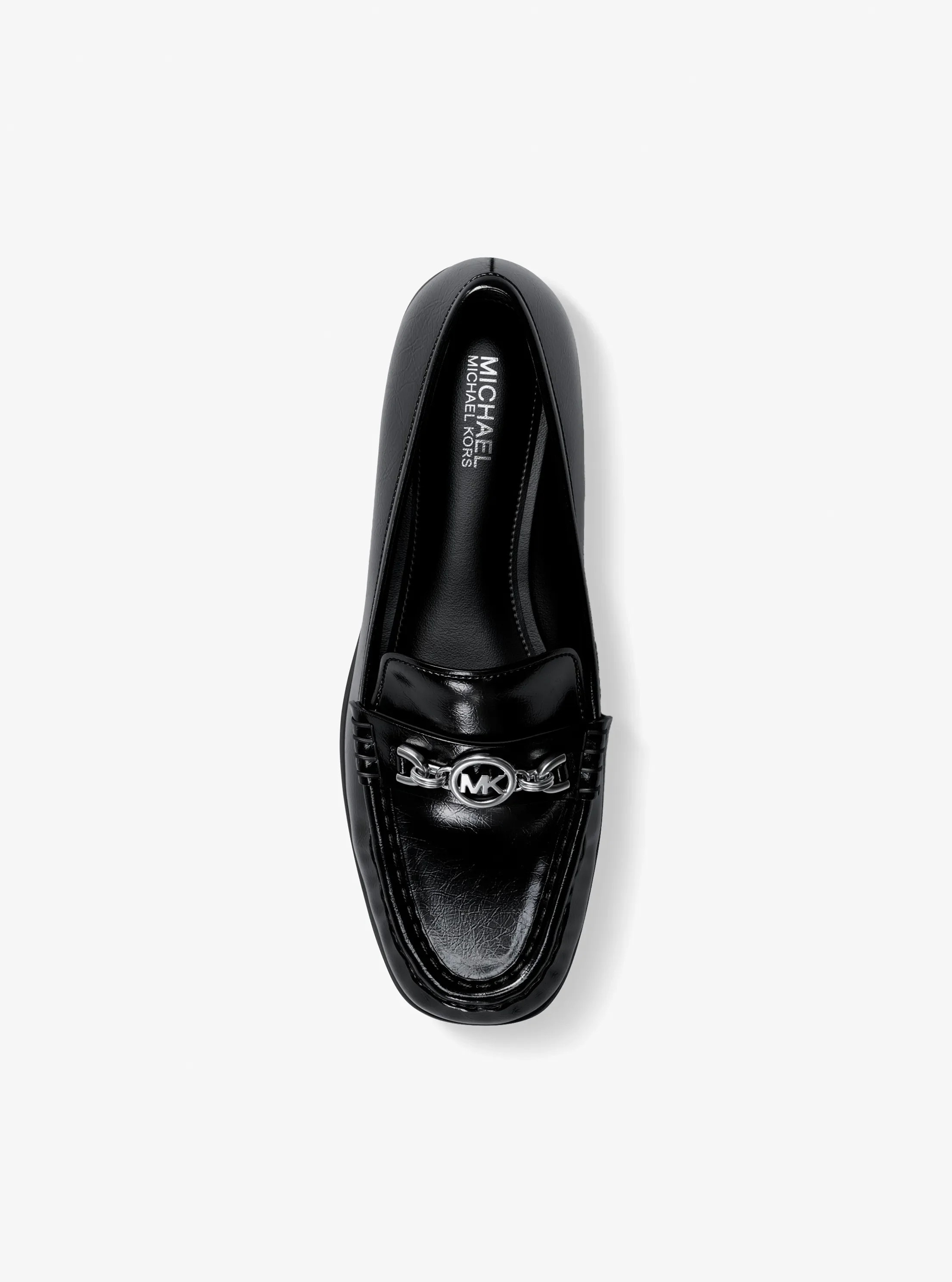 Туфли Michael Kors Kacey Patent Loafer, цвет: Чёрный — фото 5