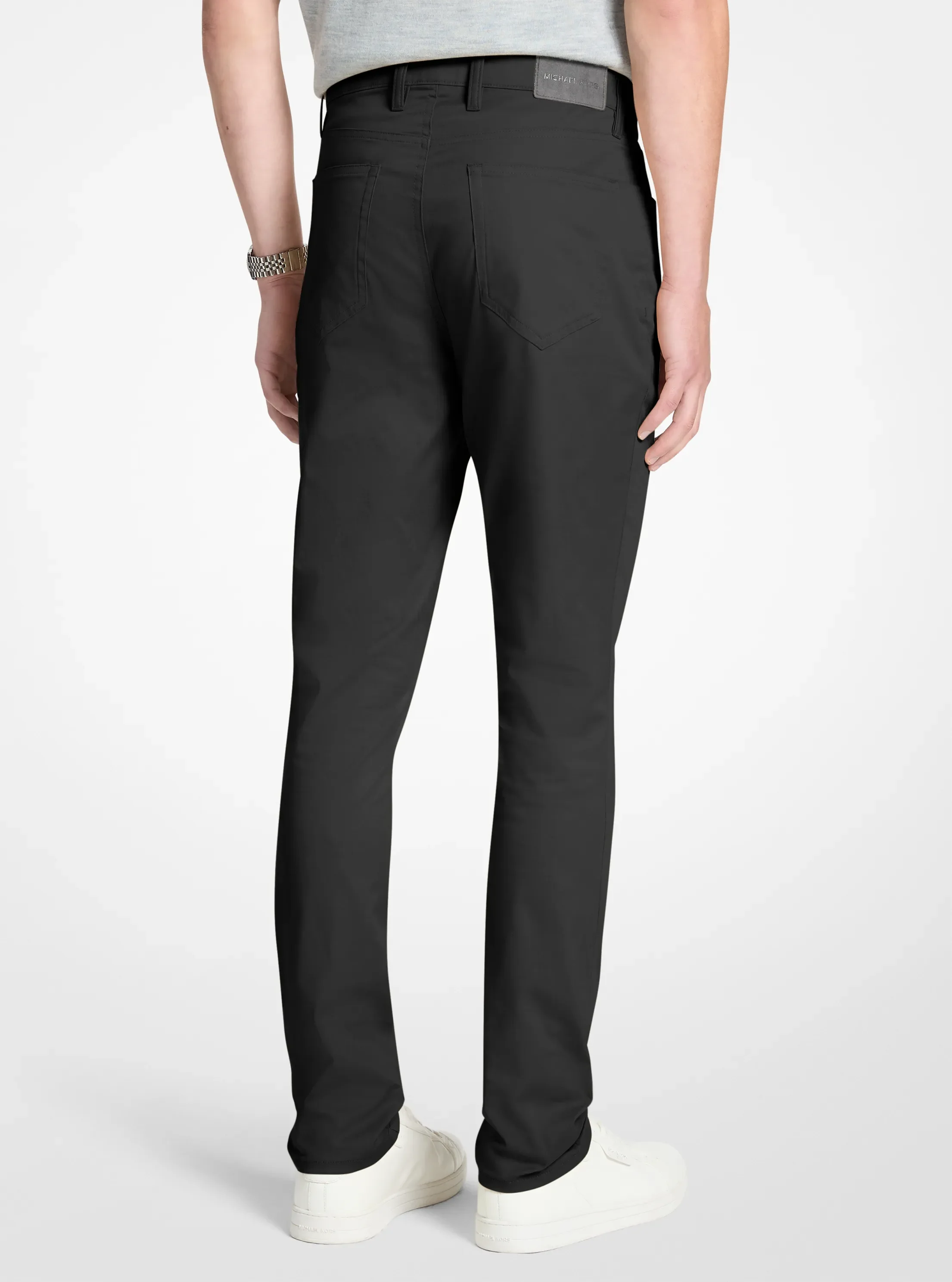 Джинсы Michael Kors Parker Stretch Denim Pants, цвет: Чёрный — фото 2