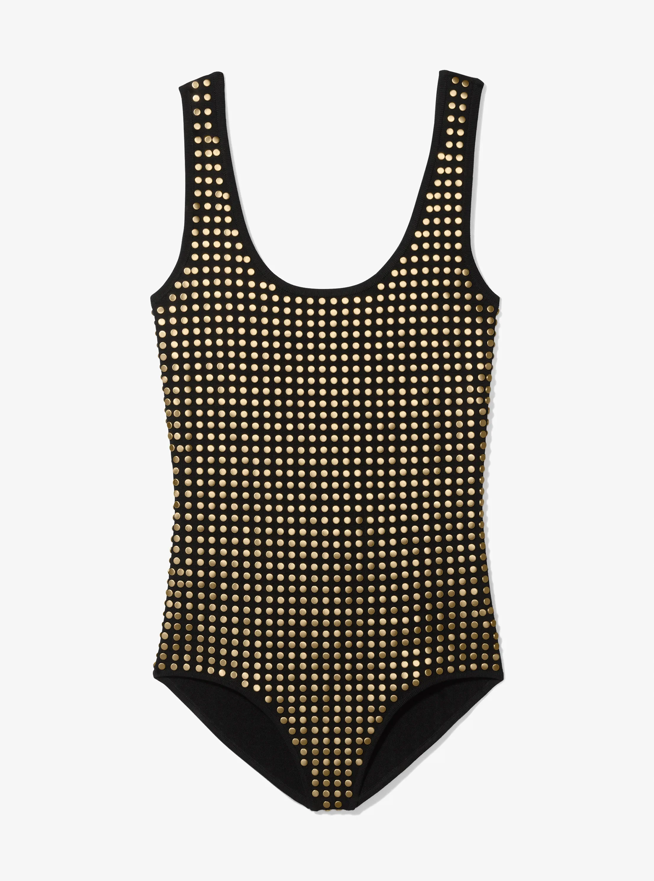 Боди Studded Viscose — Michael Kors, цвет: Чёрный — фото 3
