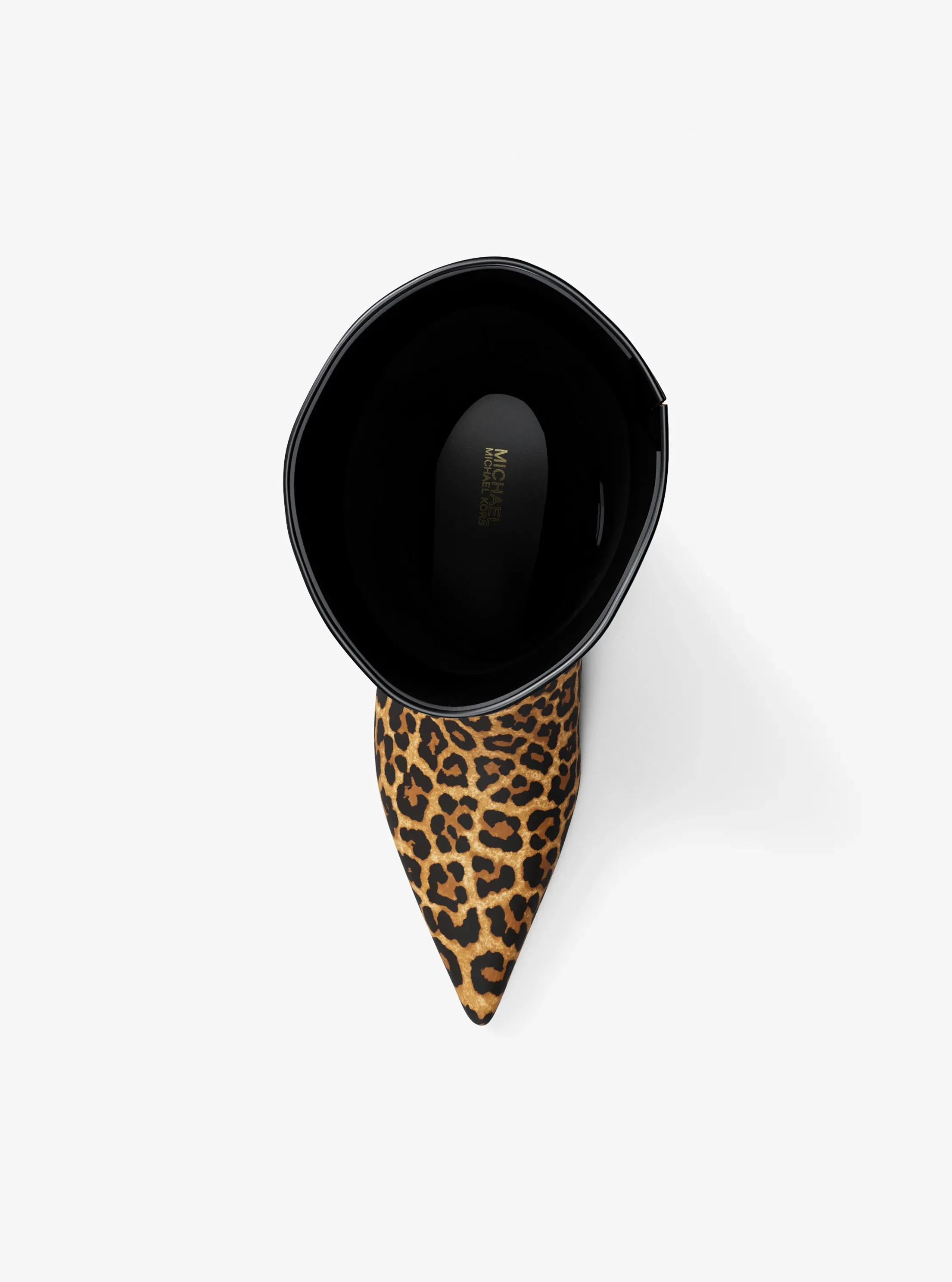 Ботинки Michael Kors Nalia Leopard Print Calf Hair Kitten Heel Boot, цвет: Верблюжий — фото 5