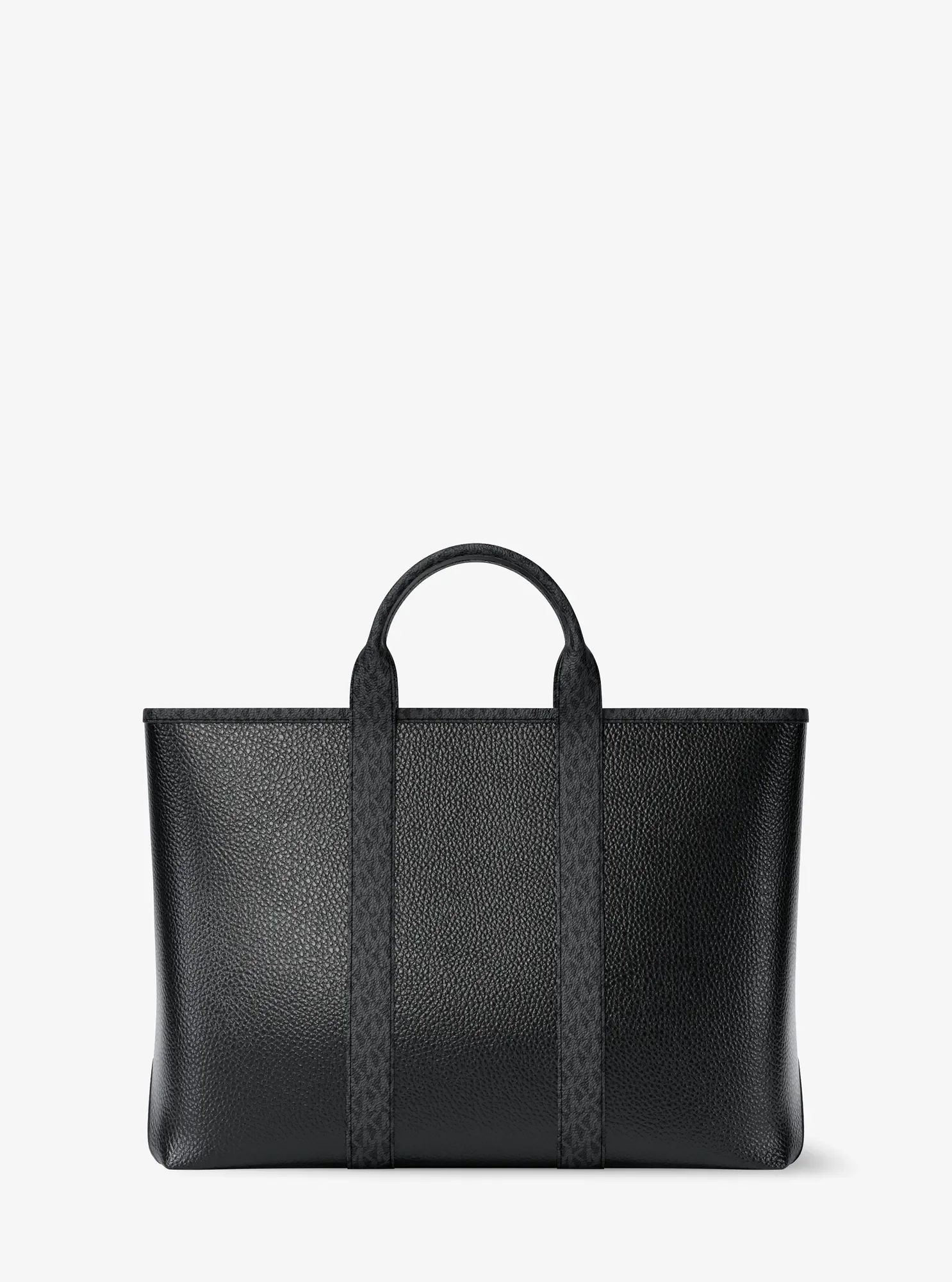 Сумка Michael Kors Cooper Medium Pebbled Leather and Signature Logo, цвет: Чёрный — фото 5
