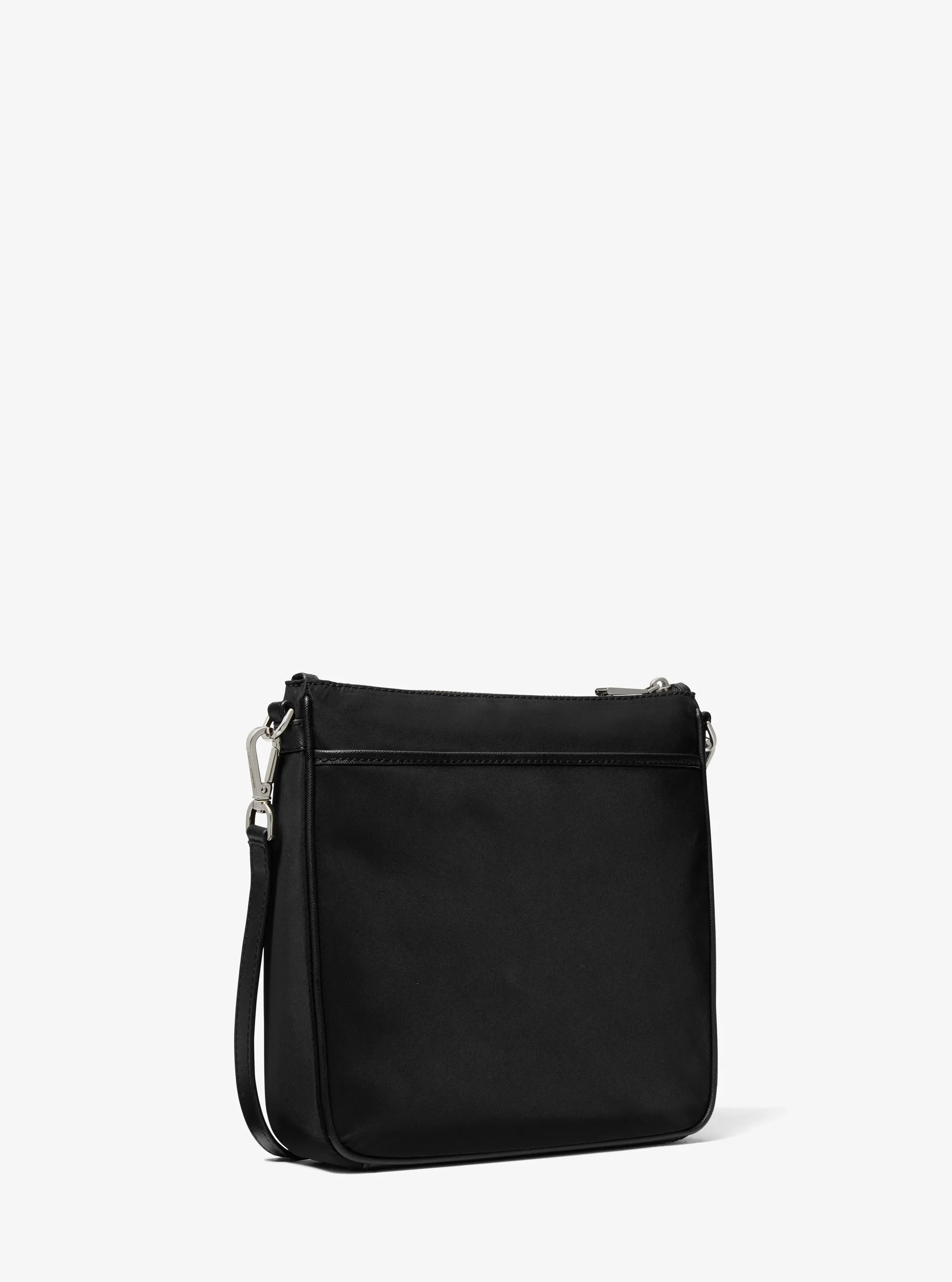 Женская сумка Michael Kors Jet Set Large Nylon Gabardine Messenger, цвет: Чёрный — фото 3