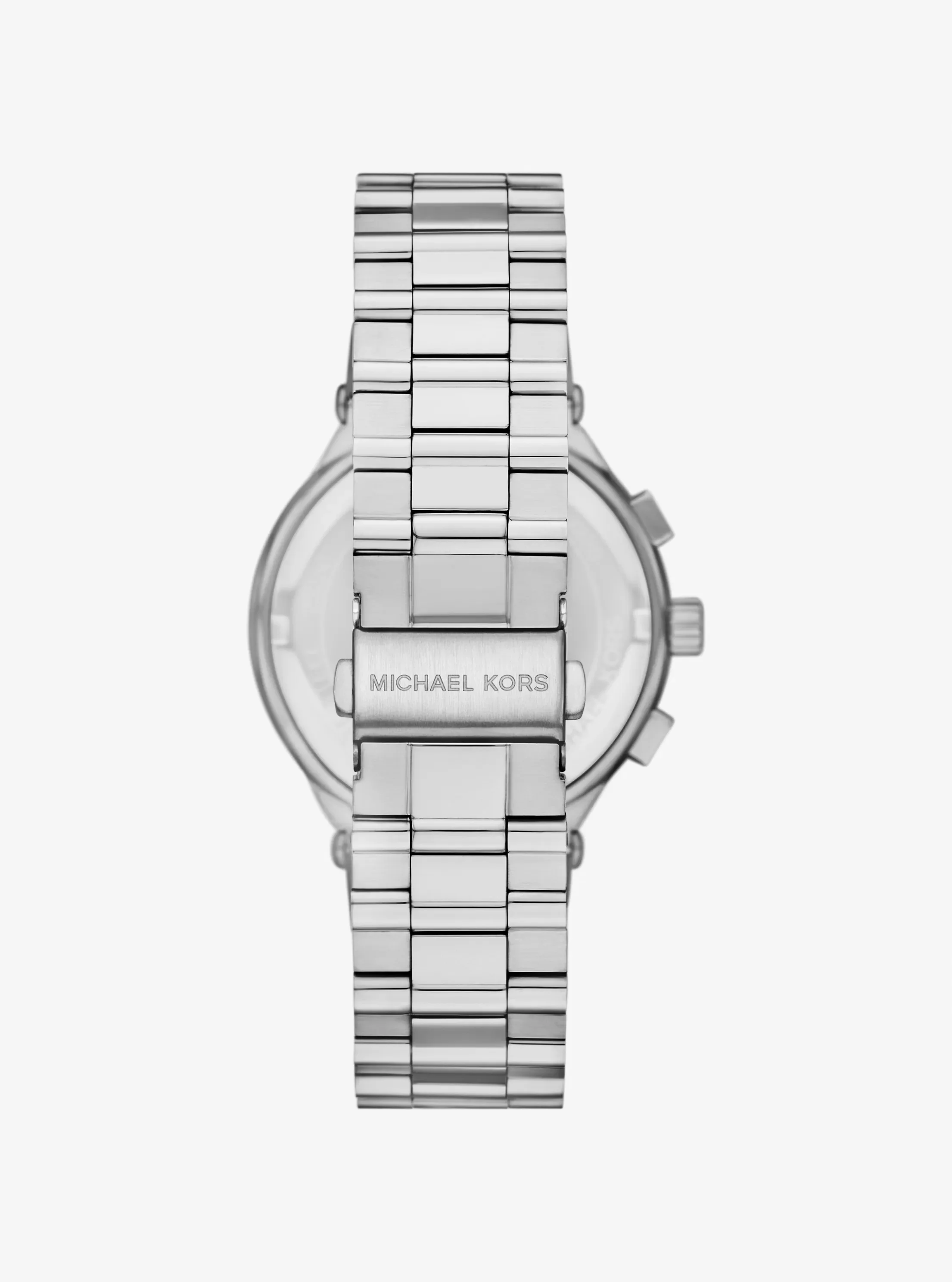 Часы Michael Kors Oversized Billie Silver-Tone Watch, цвет: Серебряный — фото 3