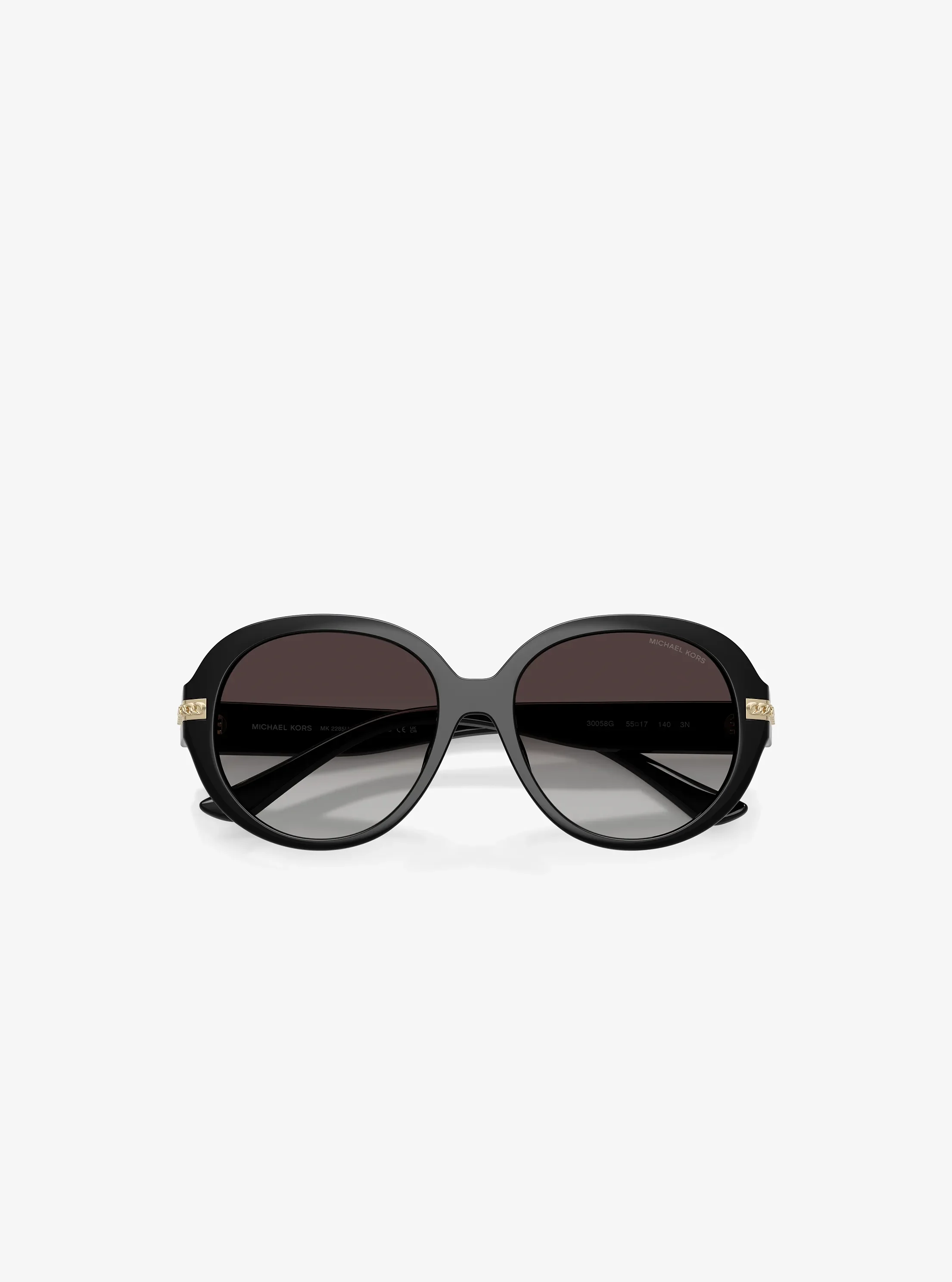 Солнцезащитные очки Michael Kors Aquinnah Sunglasses, цвет: Чёрный — фото 5