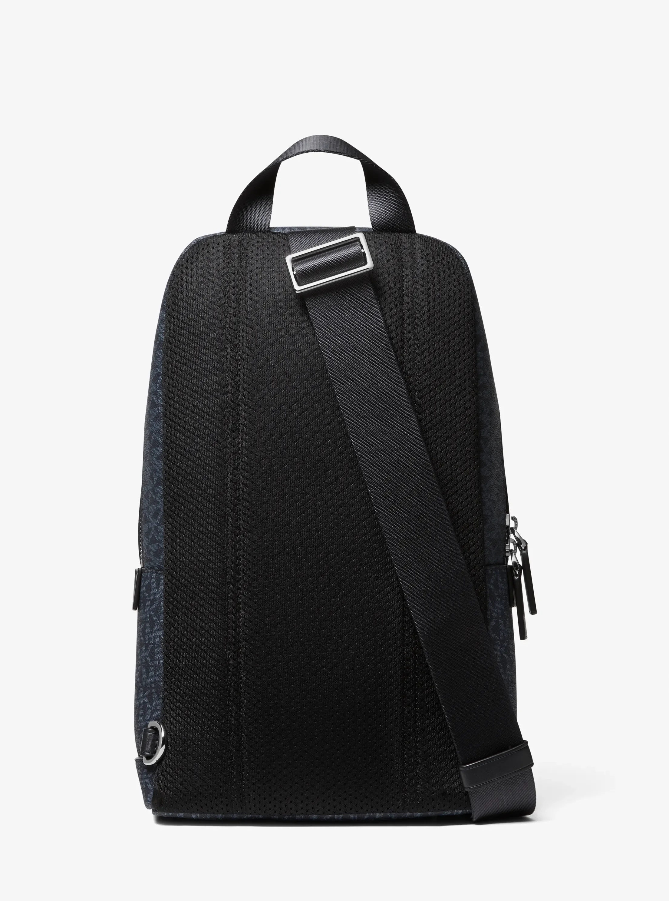 Сумка Michael Kors Cooper Logo Sling Pack, цвет: Admrl/Plblue — фото 3