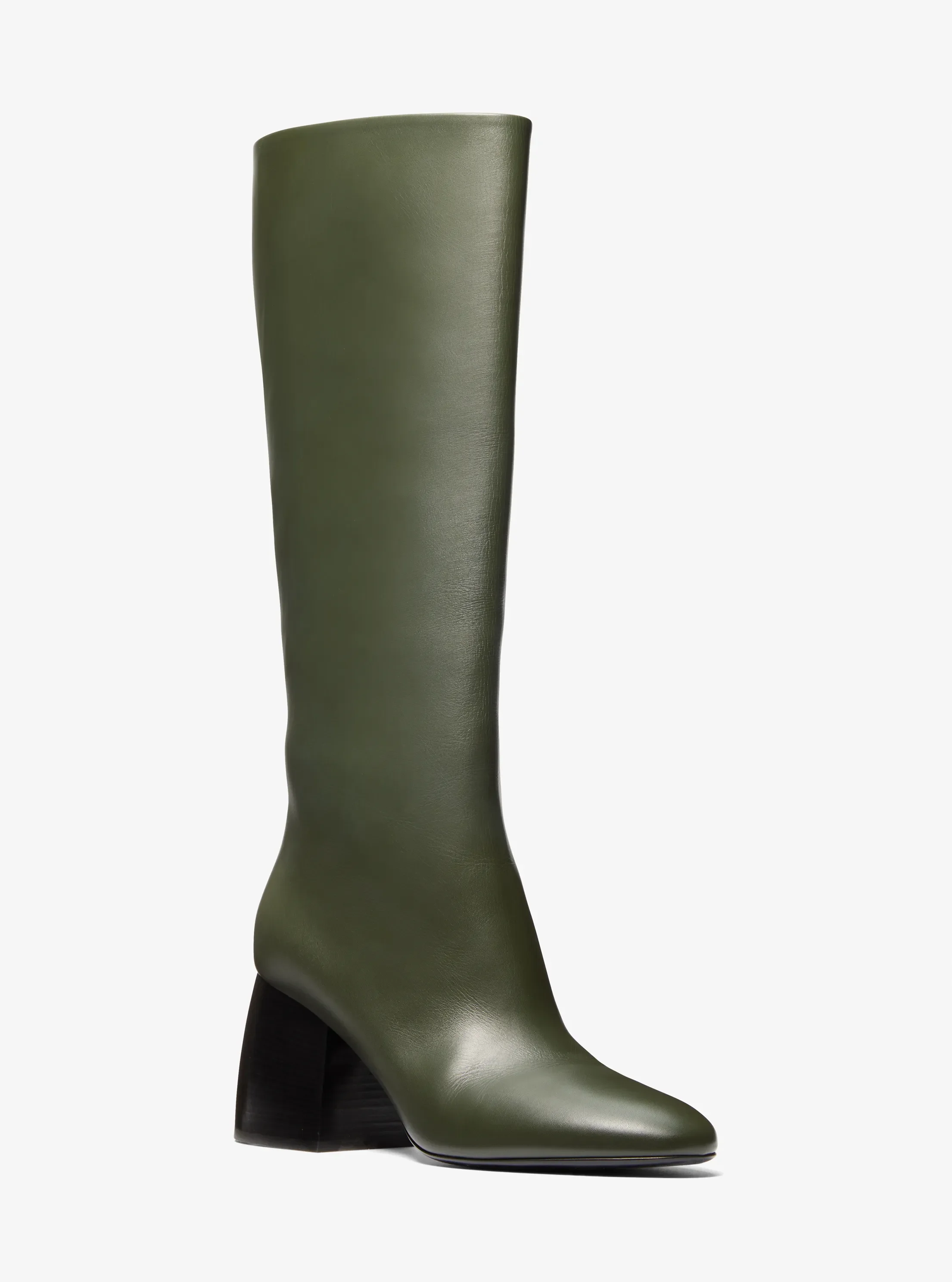 Ботинки Michael Kors Kaitlin Leather Riding Boot, цвет: Зелёный