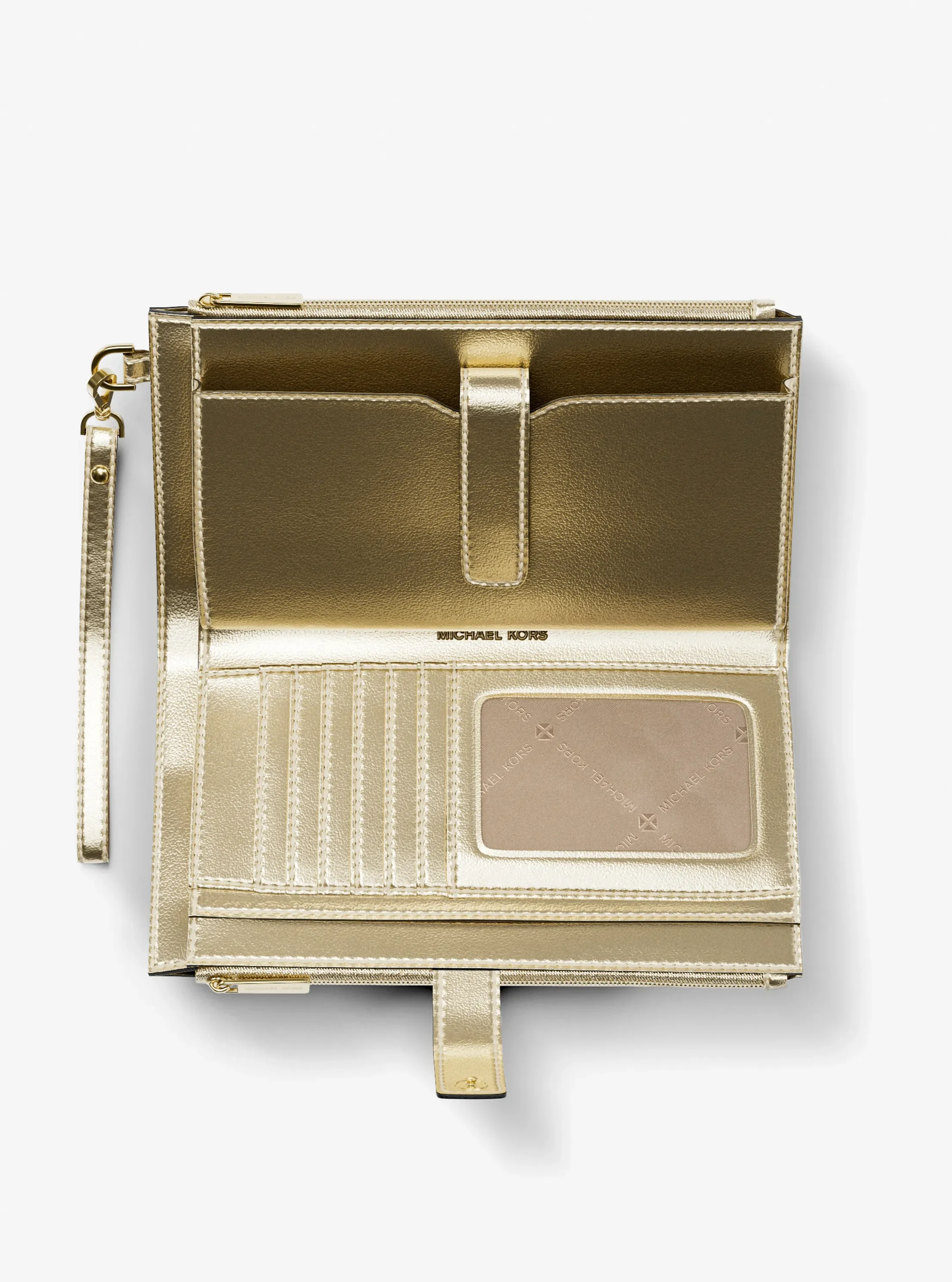 Сумки Michael Kors Jet Set Travel Large Signature Logo Wristlet — фото 2