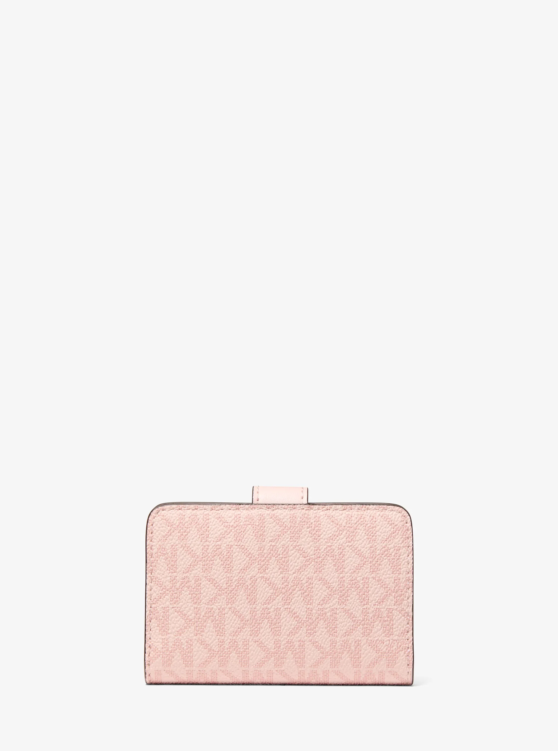 Кошельки Michael Kors Jet Set Travel Small Signature Logo Billfold Wallet — фото 3
