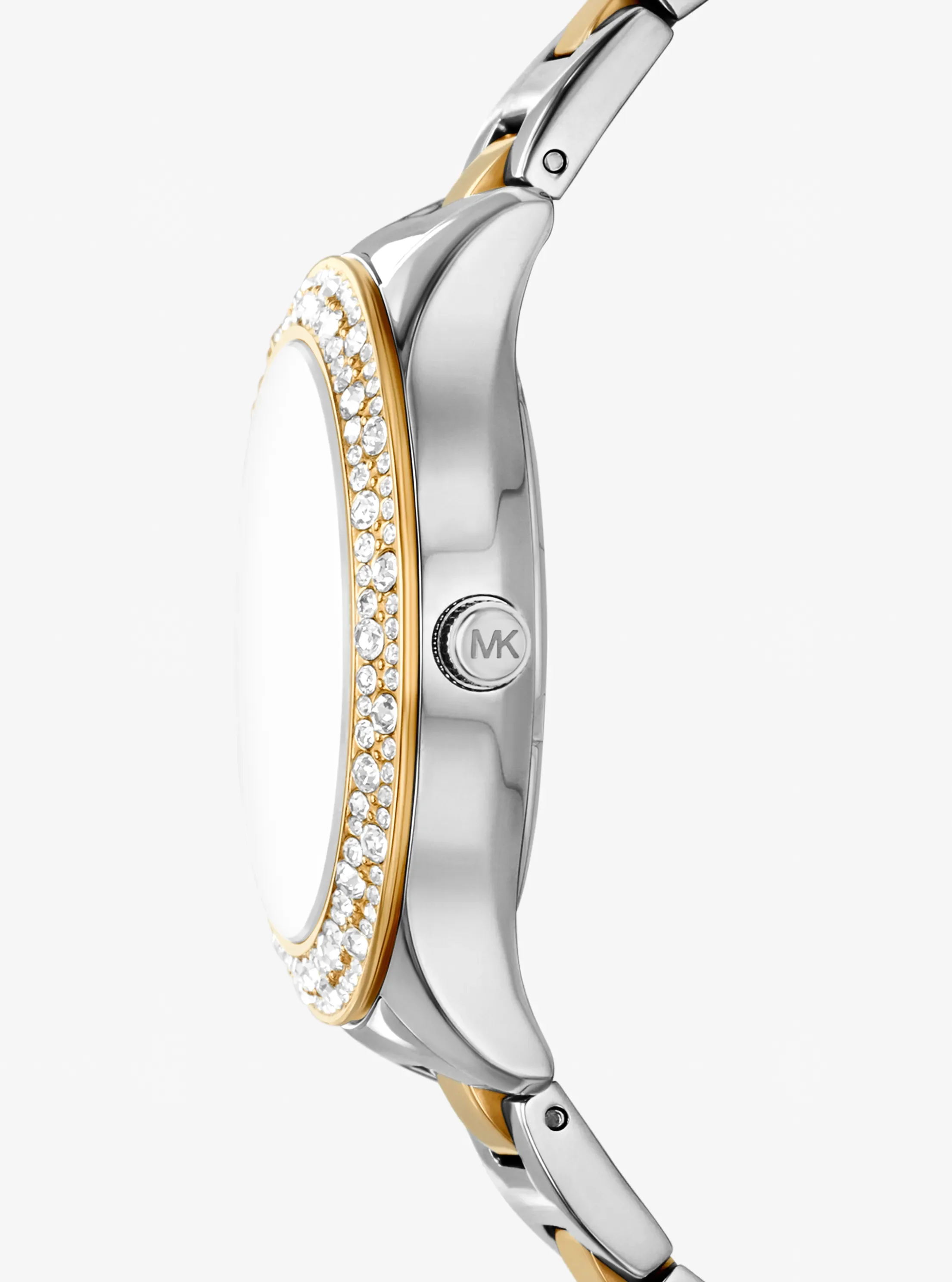 Часы Michael Kors Liliane Pavé Two-Tone Watch, цвет: Двухцветный — фото 2