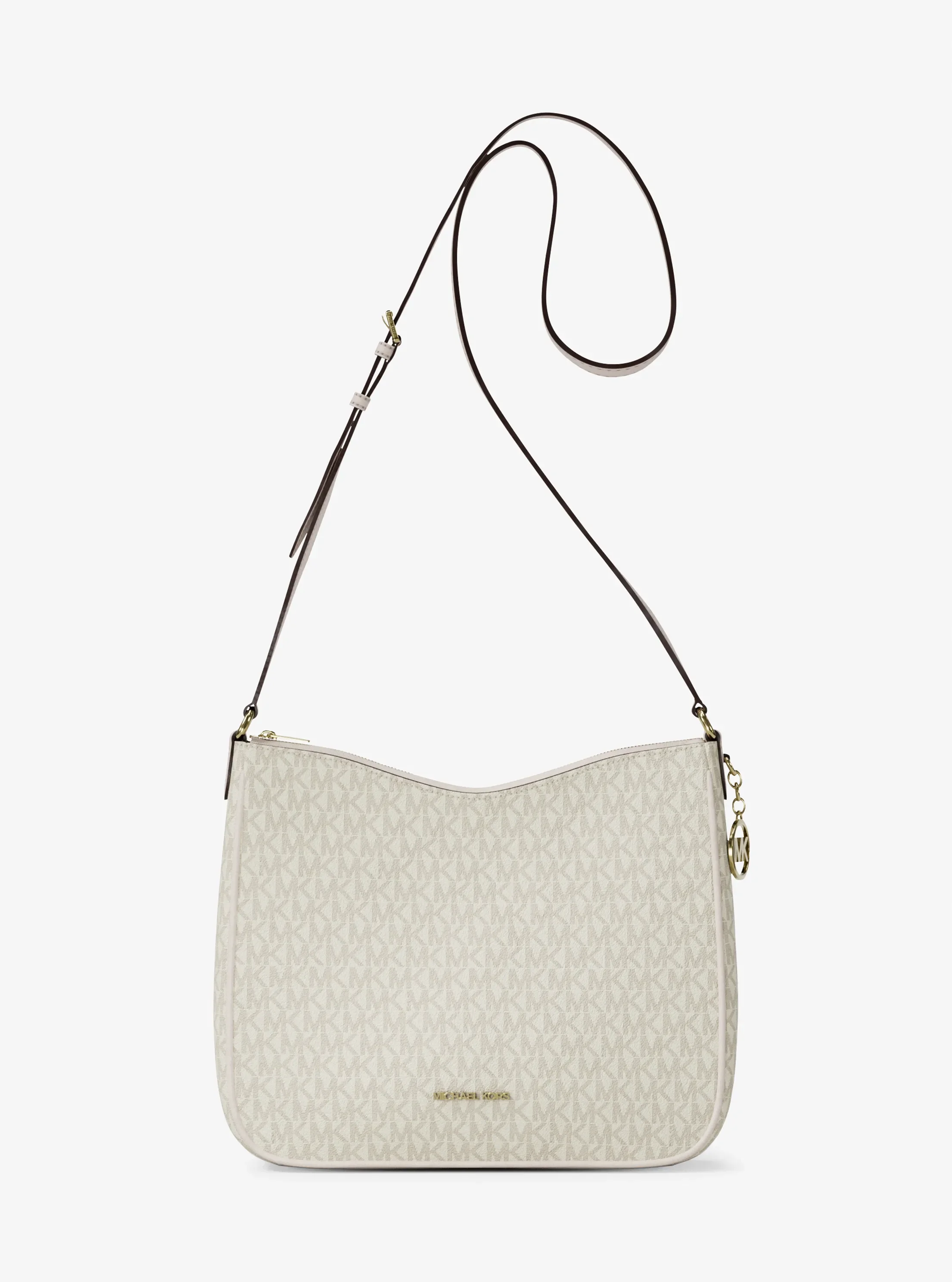Michael Kors Nayla Medium Signature Logo Messenger Bag